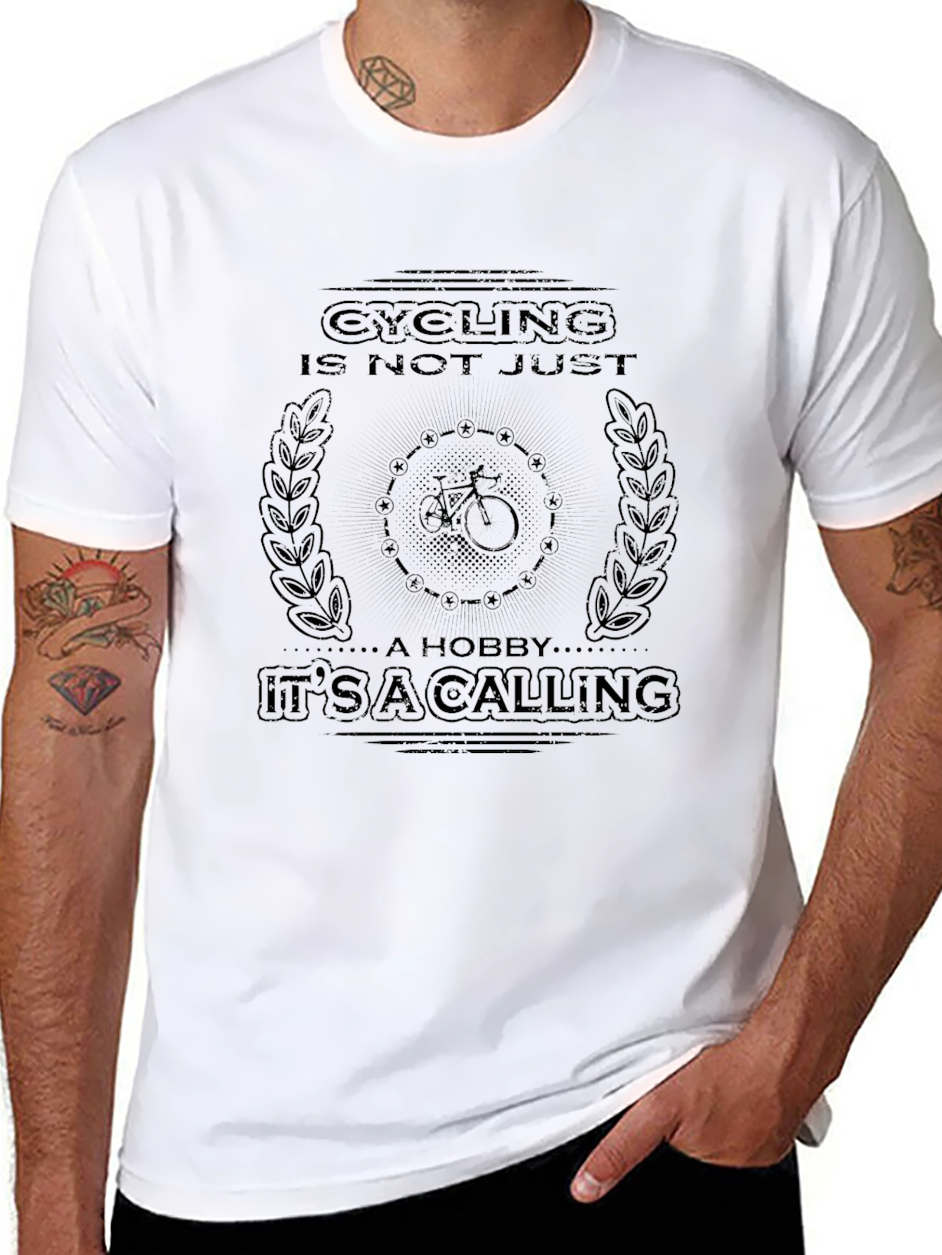 Cycling is a Calling T-Shirt - Black