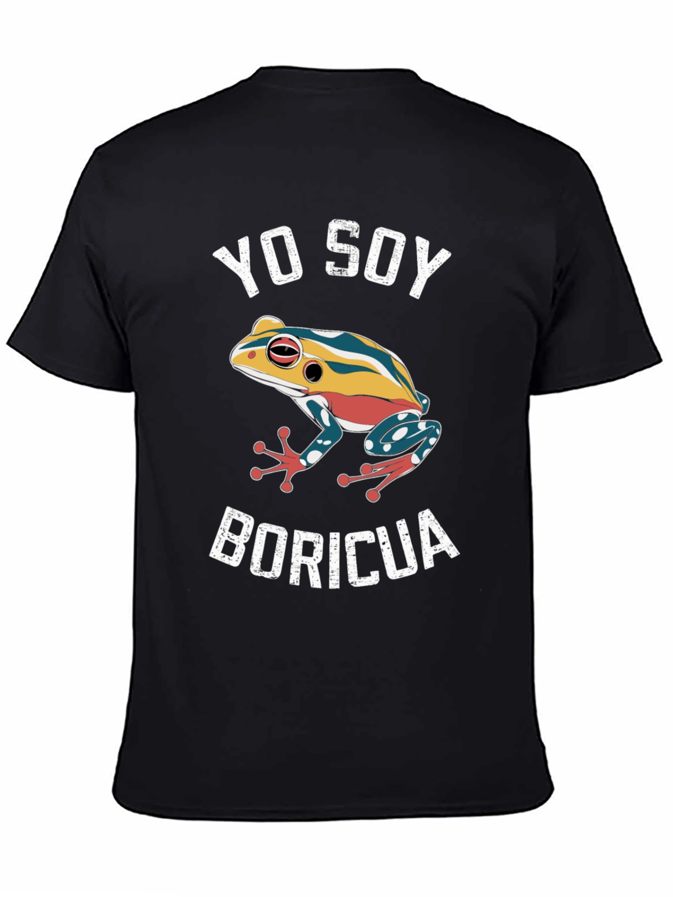 Yo Soy Boricua Frog Graphic T-Shirt