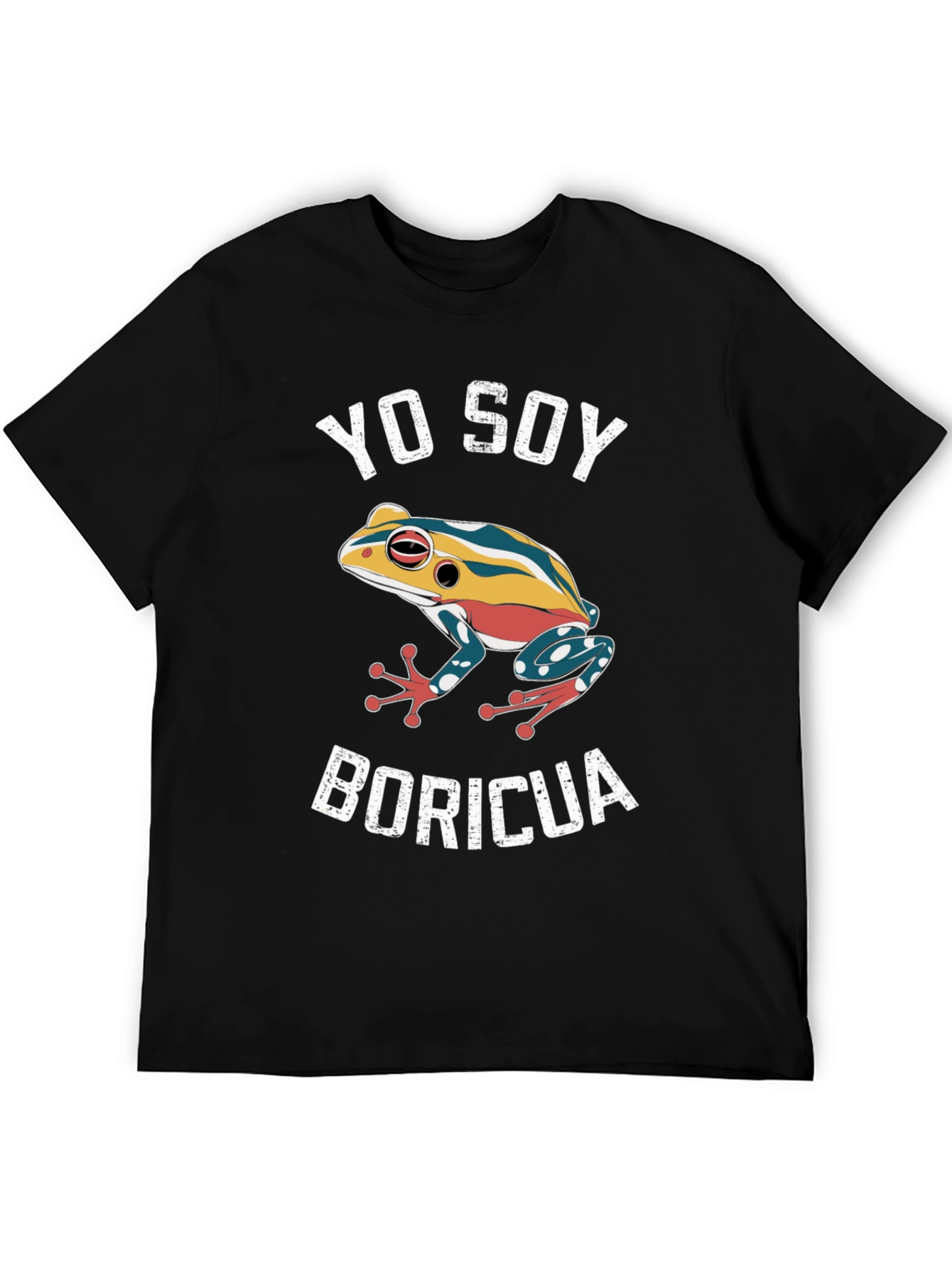 Yo Soy Boricua Frog Graphic T-Shirt