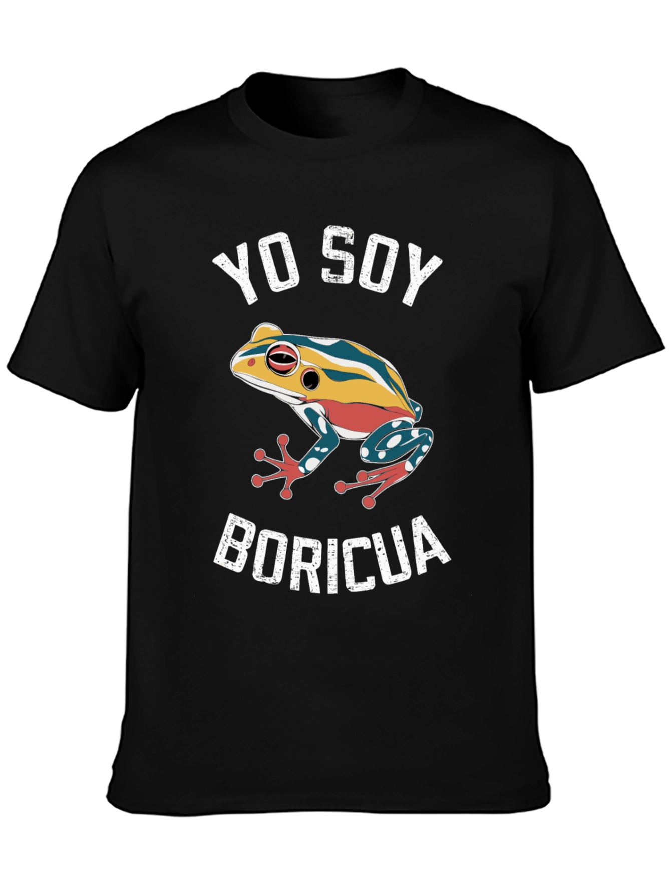 Yo Soy Boricua Frog Graphic T-Shirt