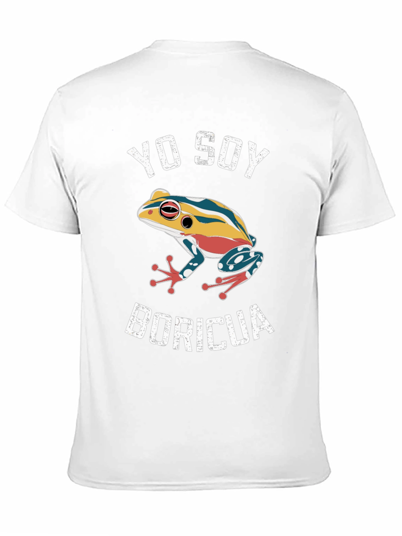 Yo Soy Boricua Frog Graphic T-Shirt