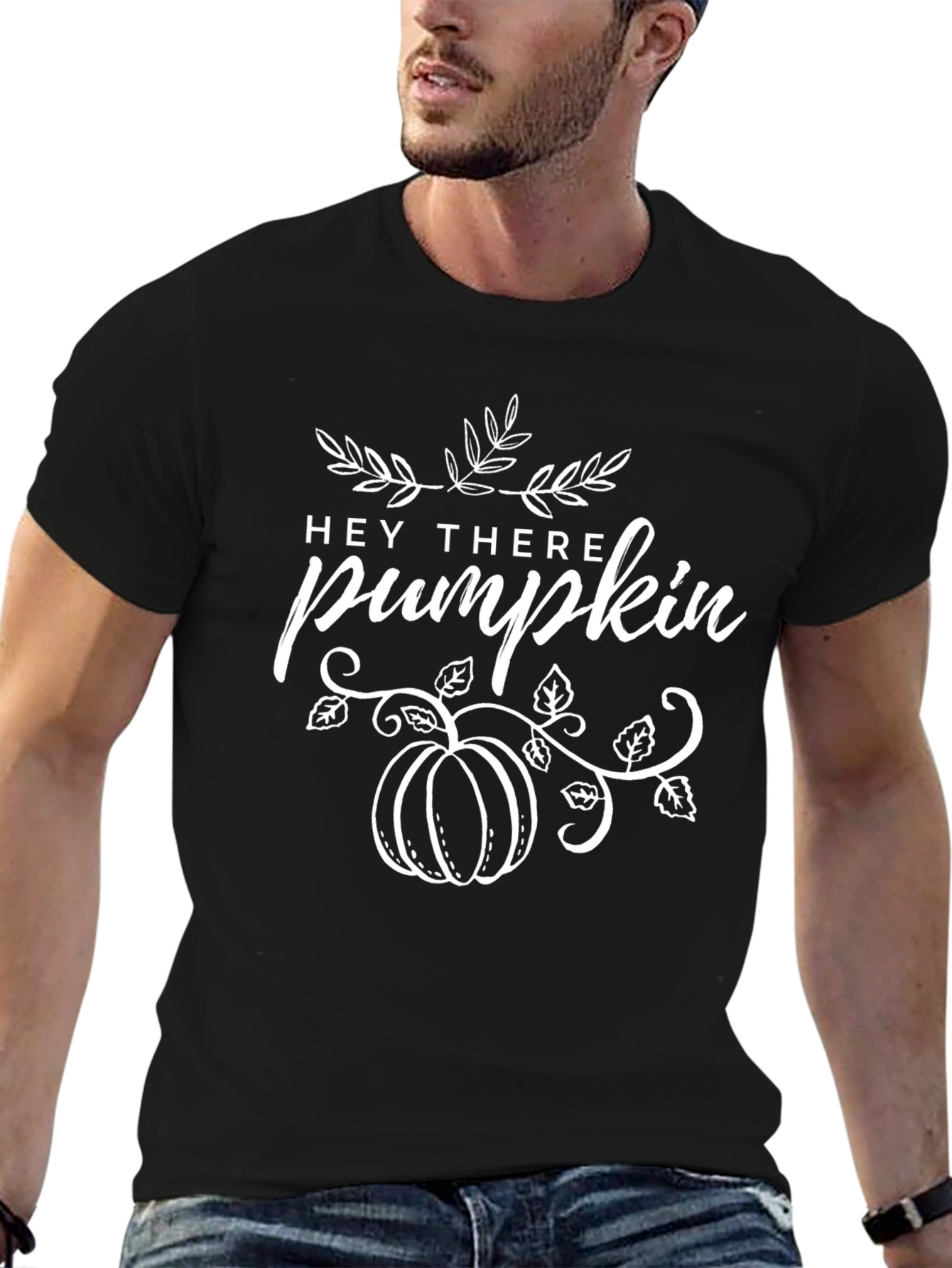 Hey There Pumpkin Black T-Shirt