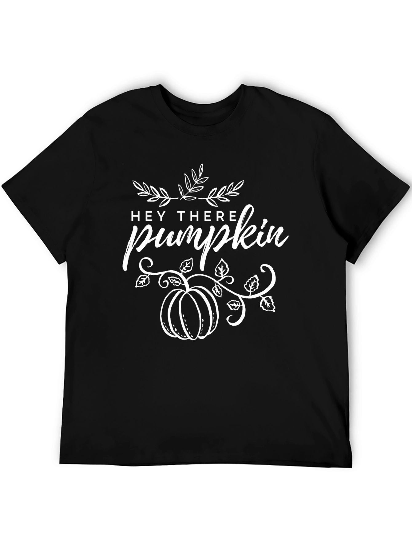 Hey There Pumpkin Black T-Shirt