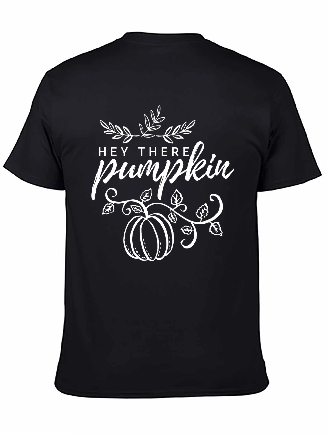 Hey There Pumpkin Black T-Shirt