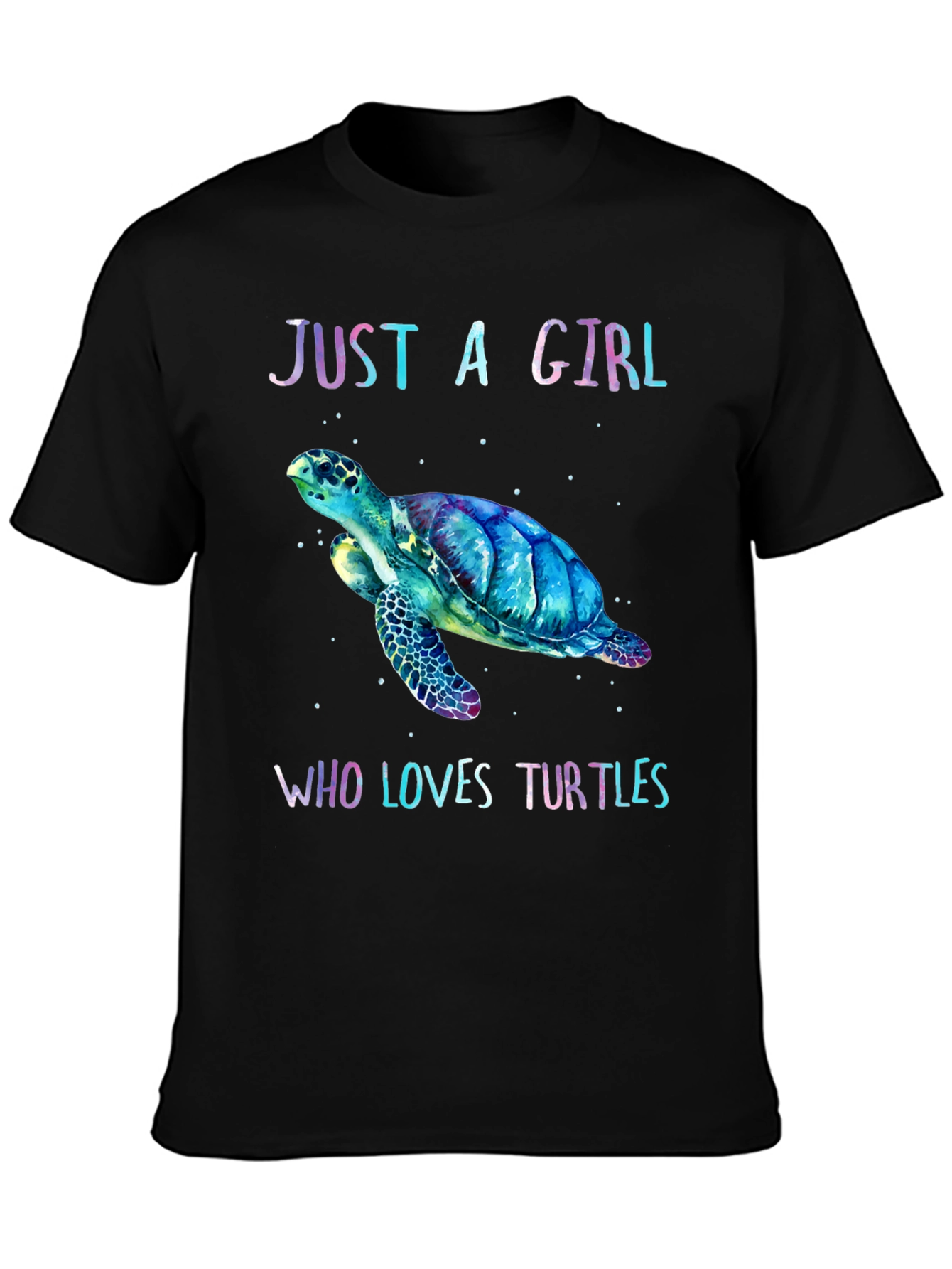 Just A Girl Who Loves Turtles T-Shirt