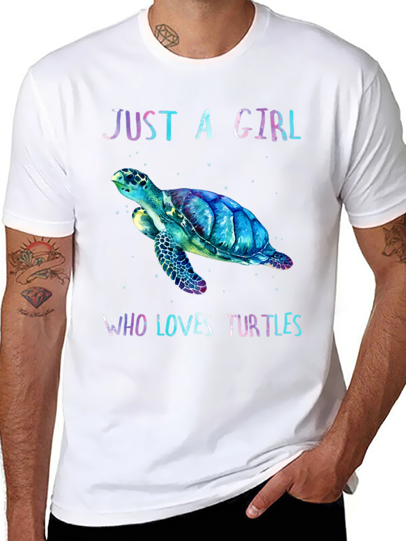 Just A Girl Who Loves Turtles T-Shirt
