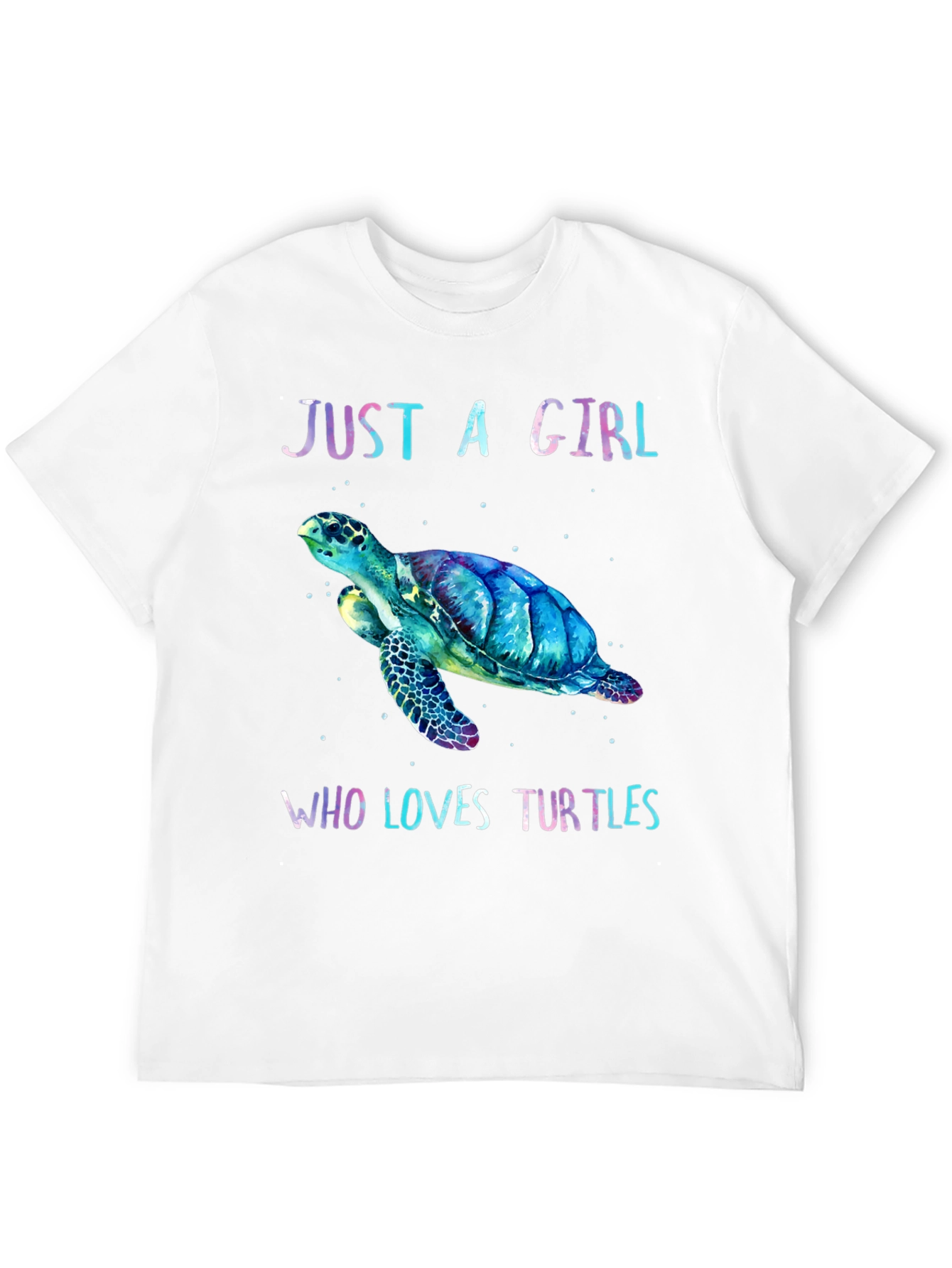 Just A Girl Who Loves Turtles T-Shirt
