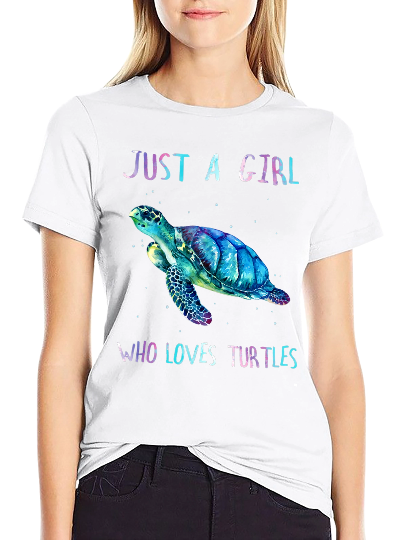 Just A Girl Who Loves Turtles T-Shirt