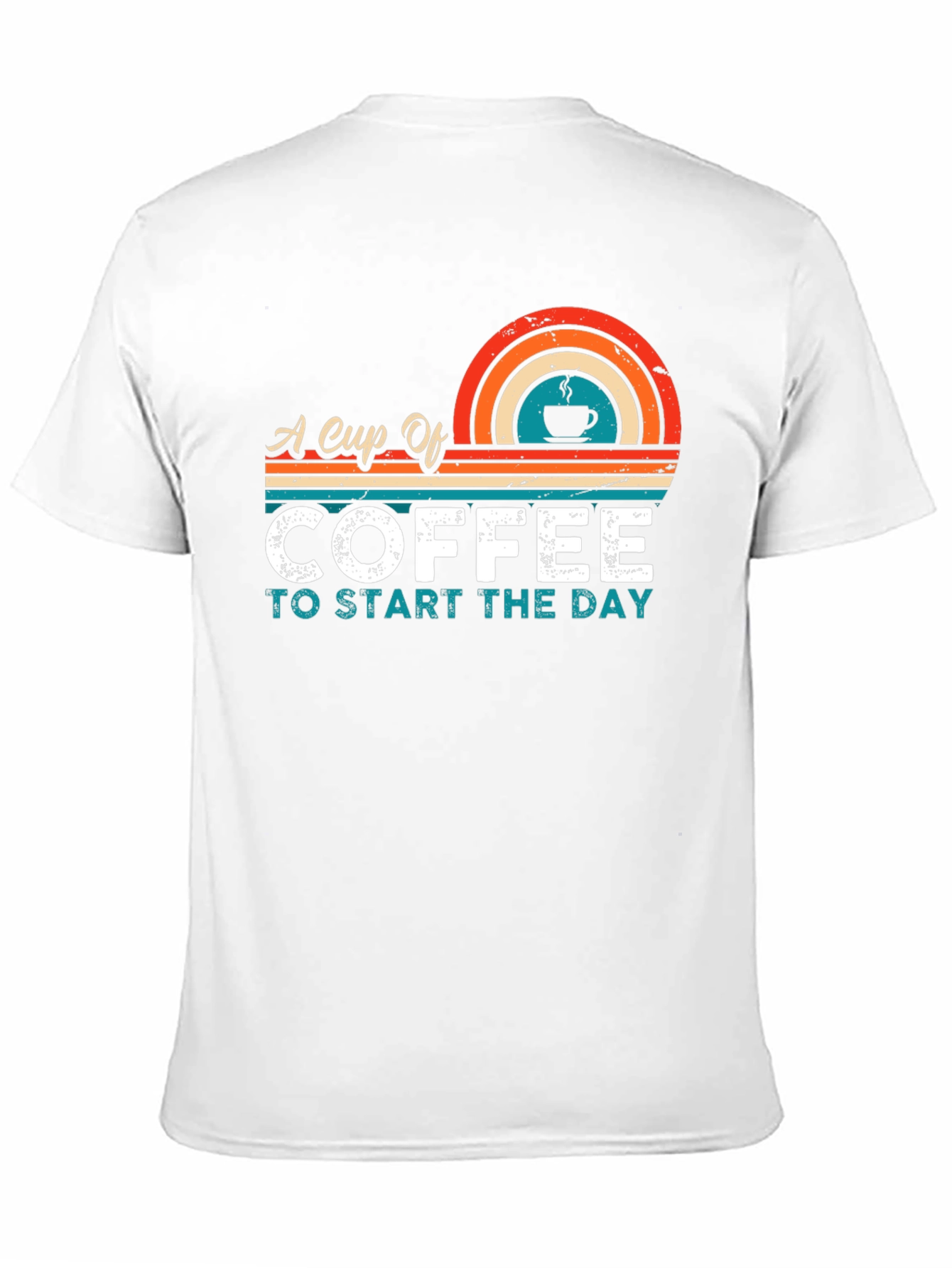 Retro Coffee T-Shirt - Start Your Day Right