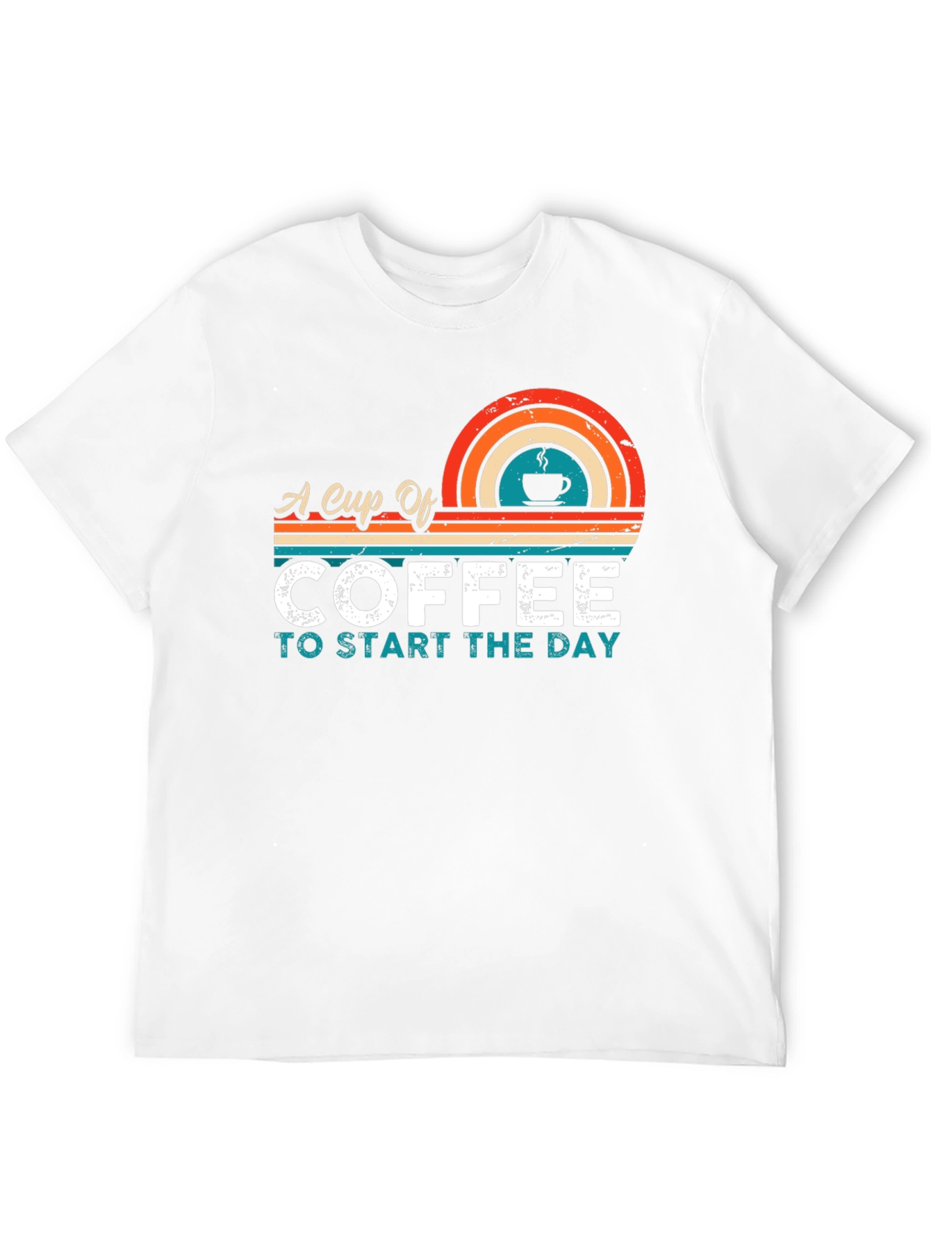 Retro Coffee T-Shirt - Start Your Day Right