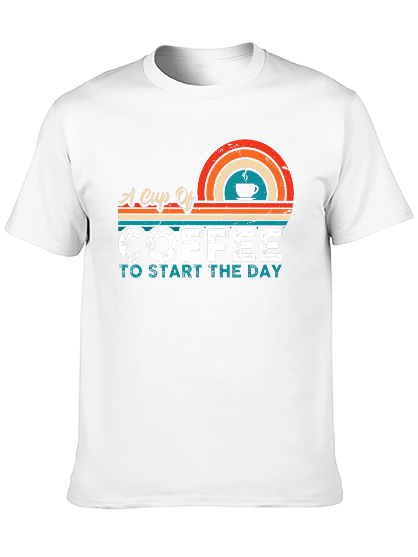Retro Coffee T-Shirt - Start Your Day Right