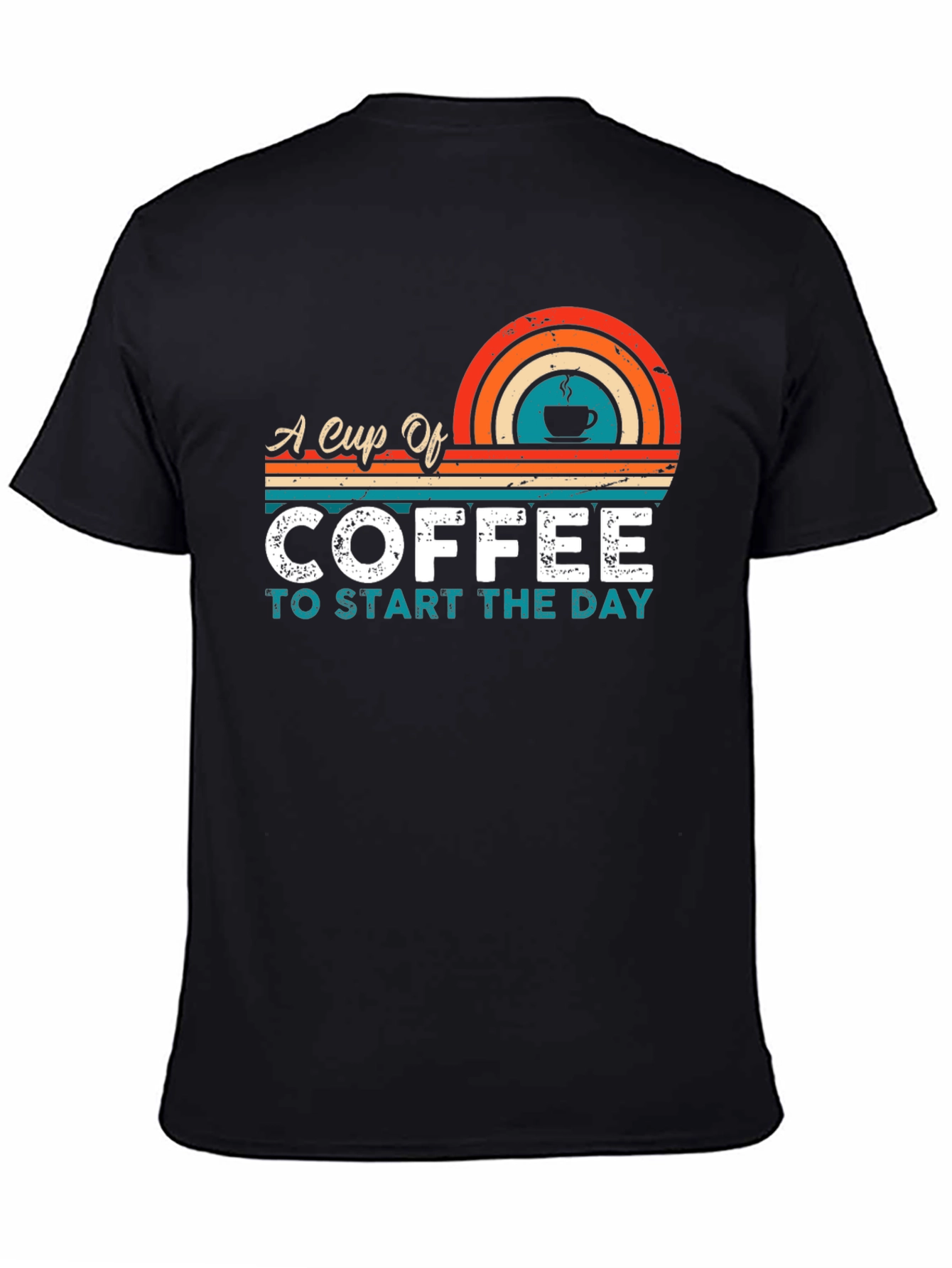 Retro Coffee T-Shirt - Start Your Day Right