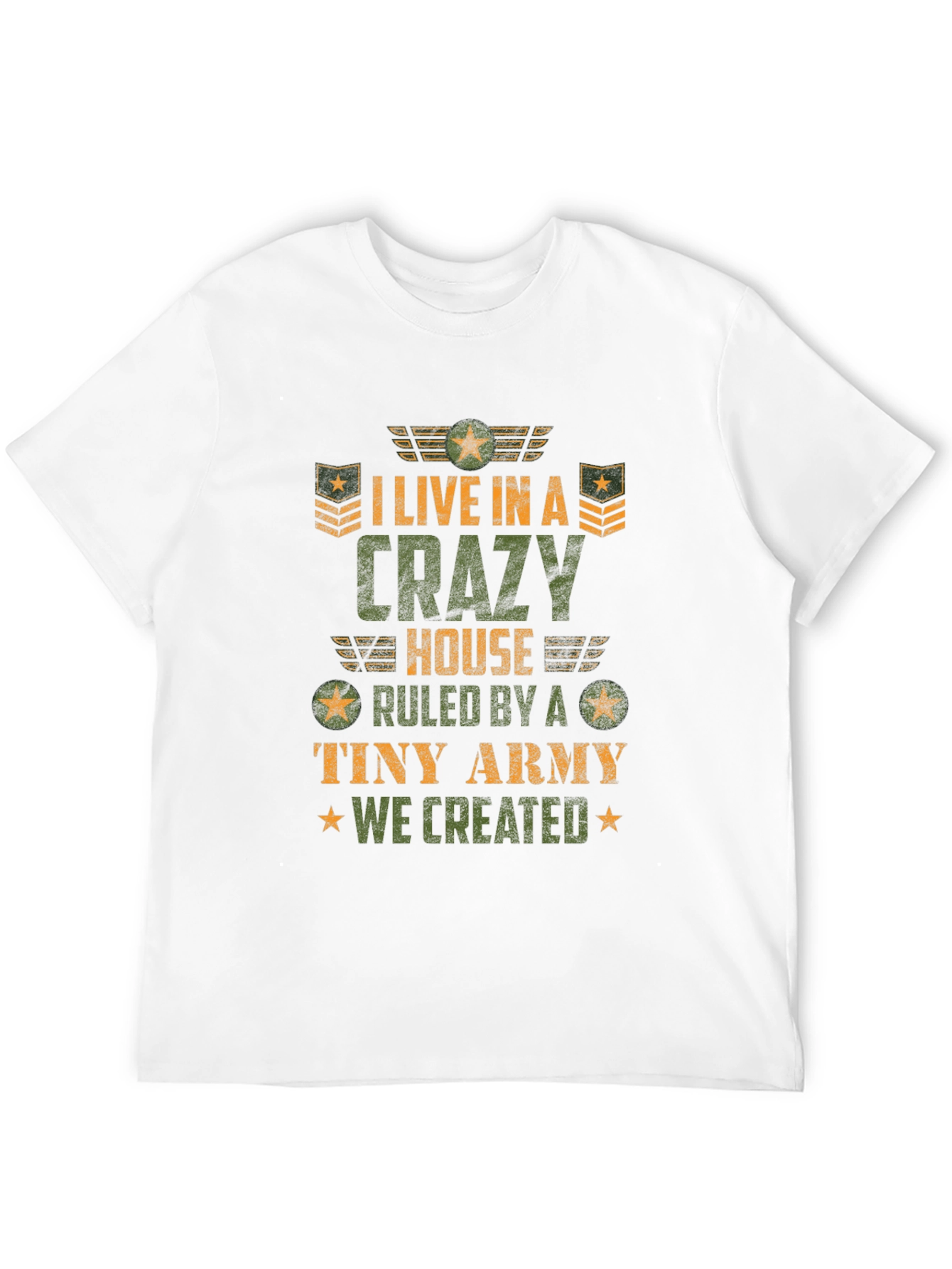 Crazy House Tiny Army Graphic T-Shirt