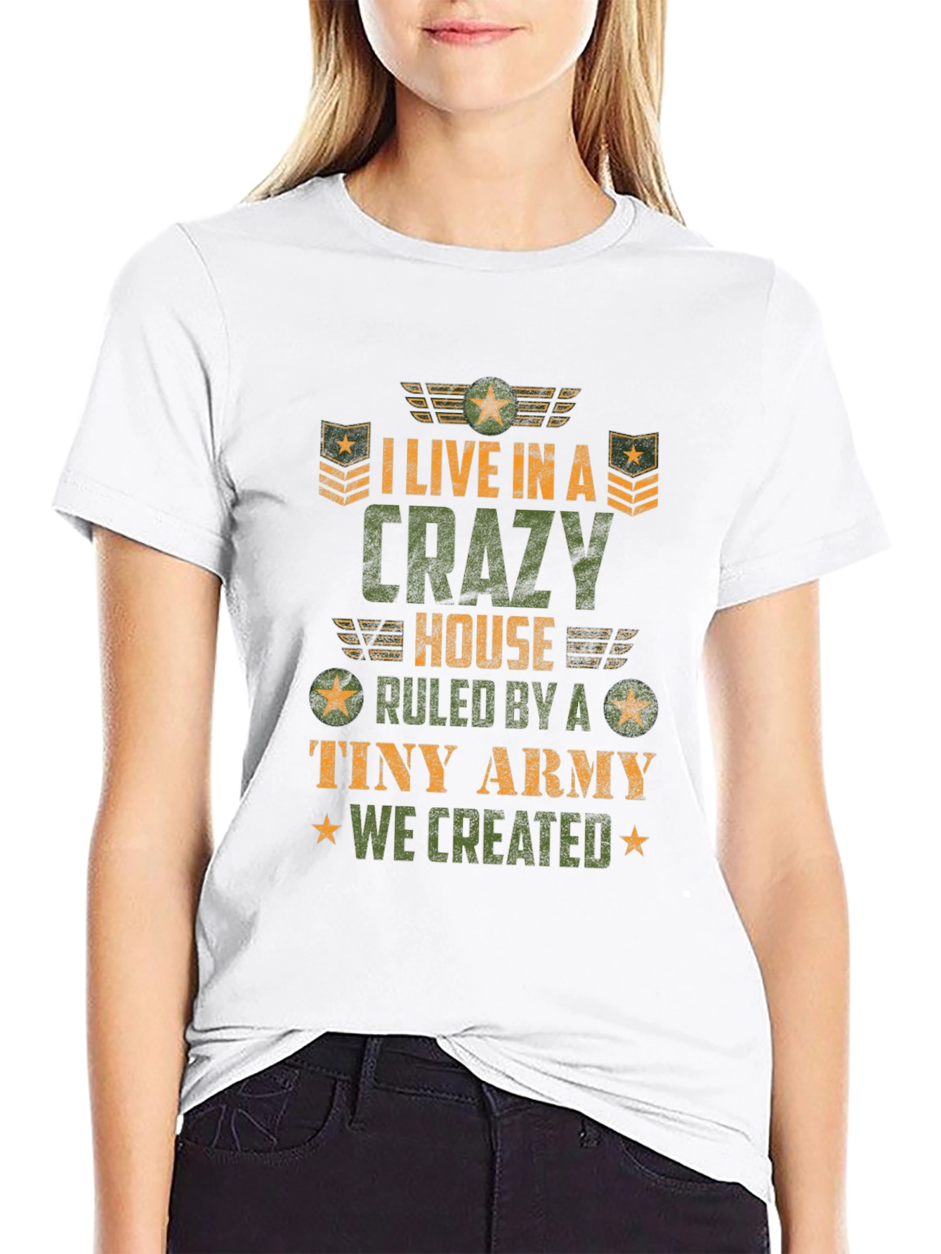 Crazy House Tiny Army Graphic T-Shirt