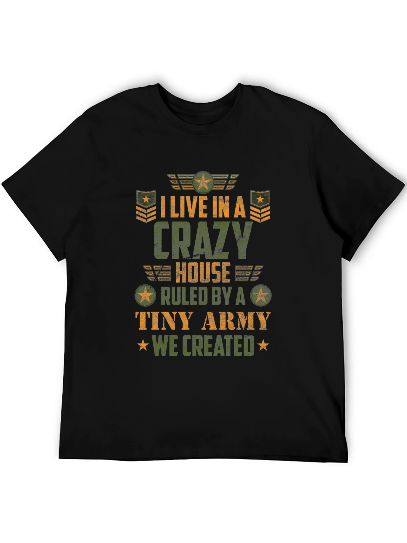 Crazy House Tiny Army Graphic T-Shirt