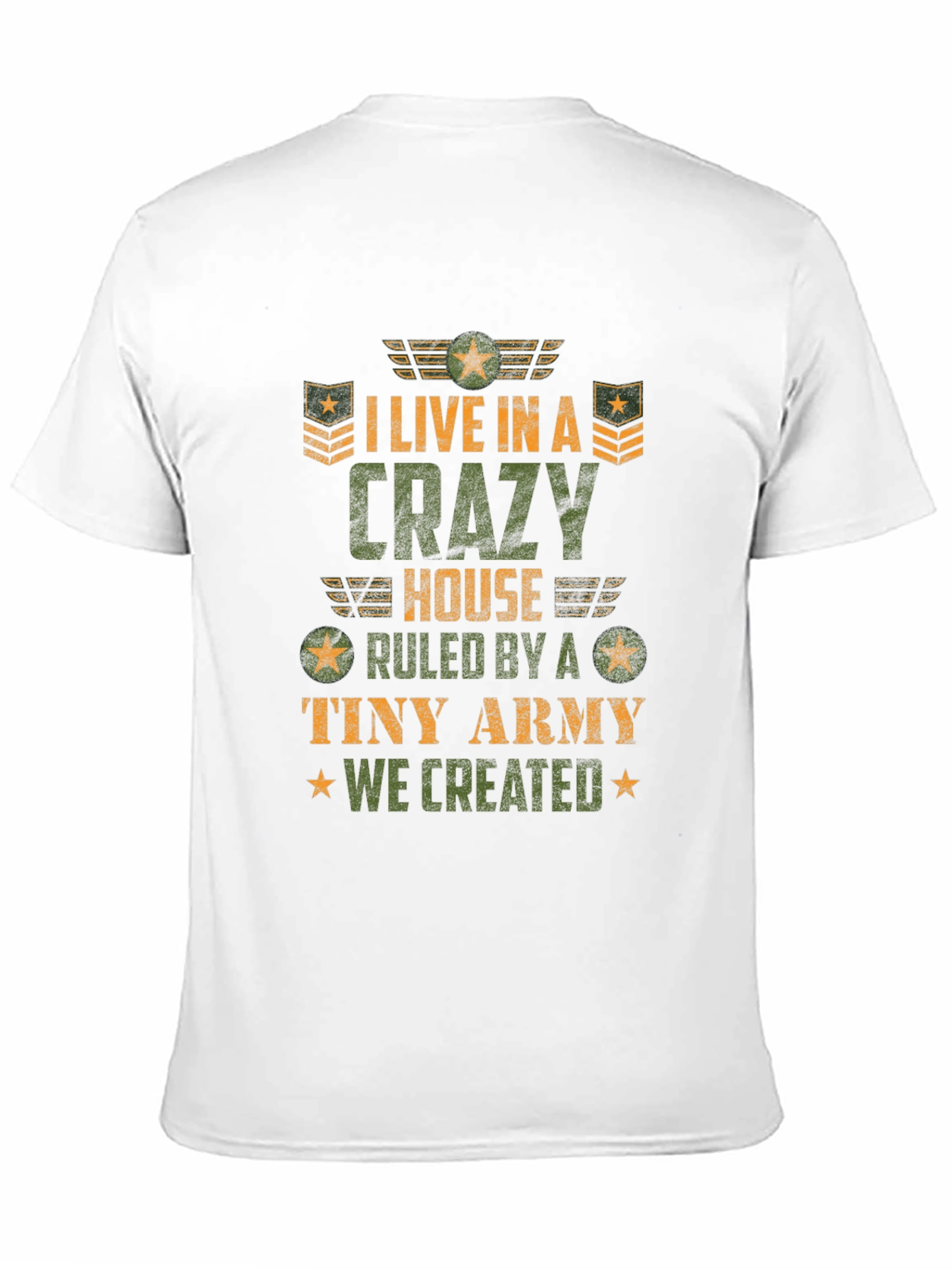 Crazy House Tiny Army Graphic T-Shirt