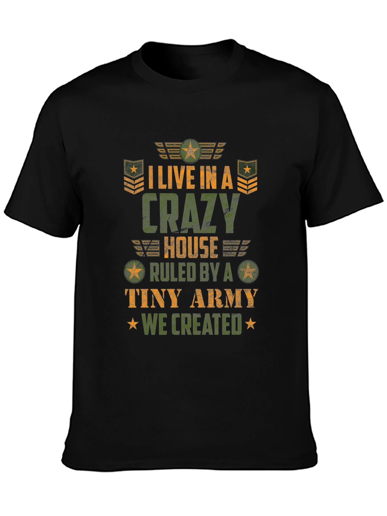 Crazy House Tiny Army Graphic T-Shirt
