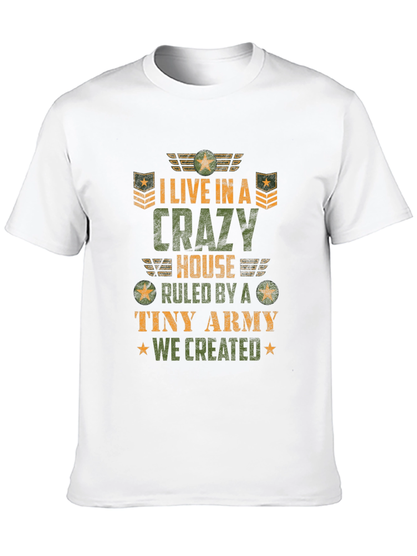 Crazy House Tiny Army Graphic T-Shirt