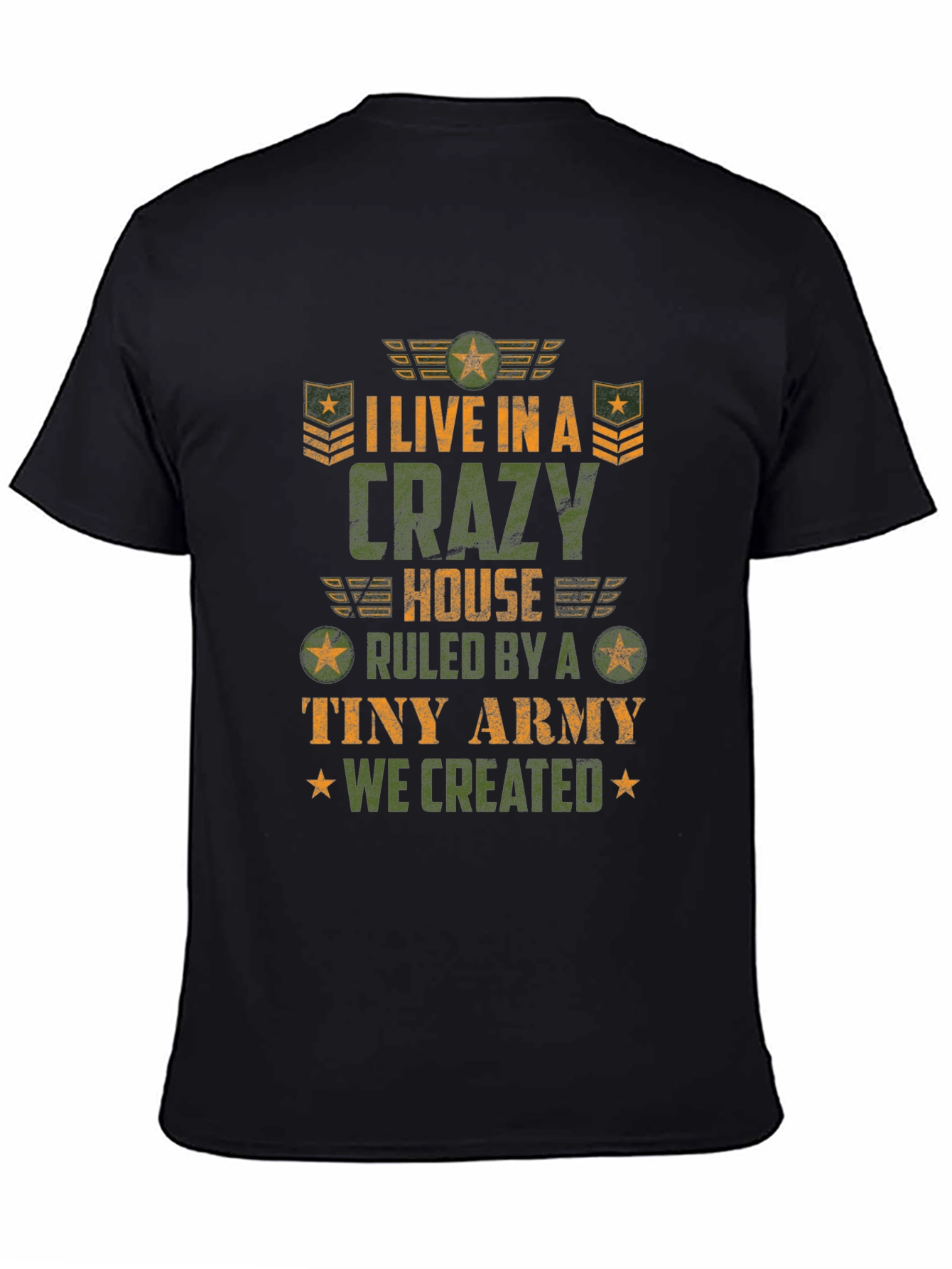 Crazy House Tiny Army Graphic T-Shirt