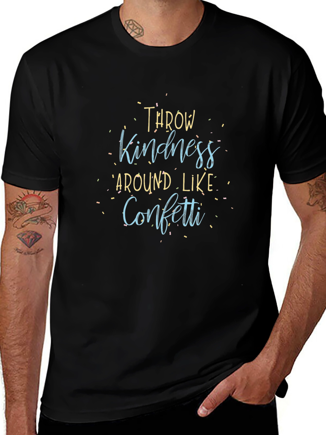 Kindness Confetti Graphic Tee - Spread Joy!