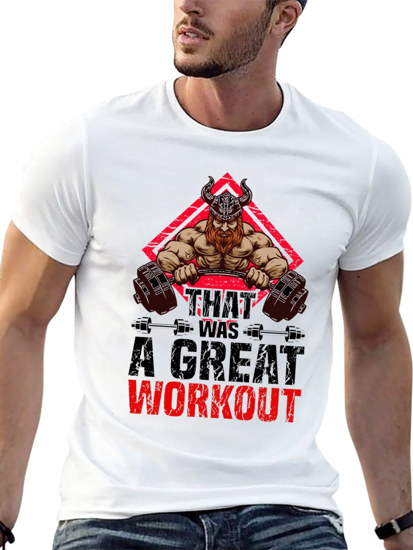 Viking Workout T-Shirt - Gym Motivation
