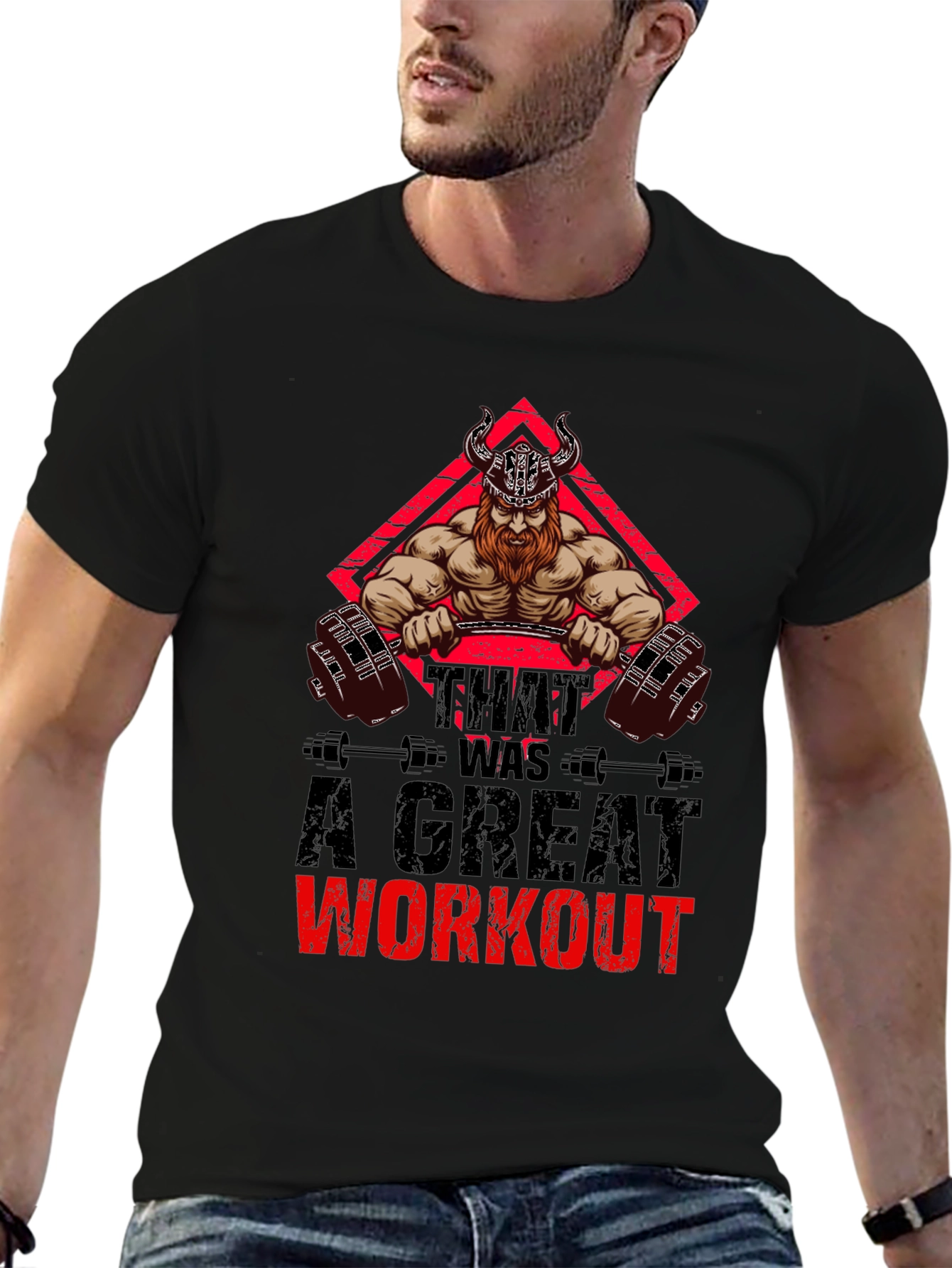 Viking Workout T-Shirt - Gym Motivation