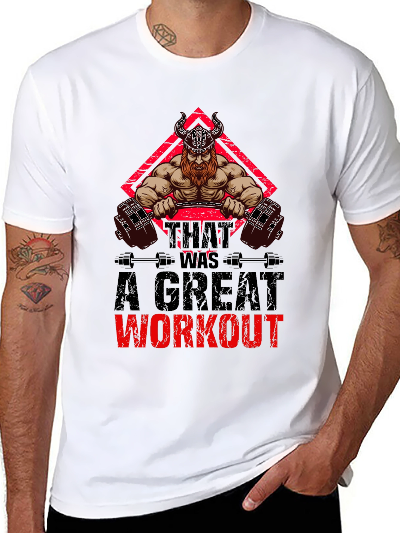 Viking Workout T-Shirt - Gym Motivation