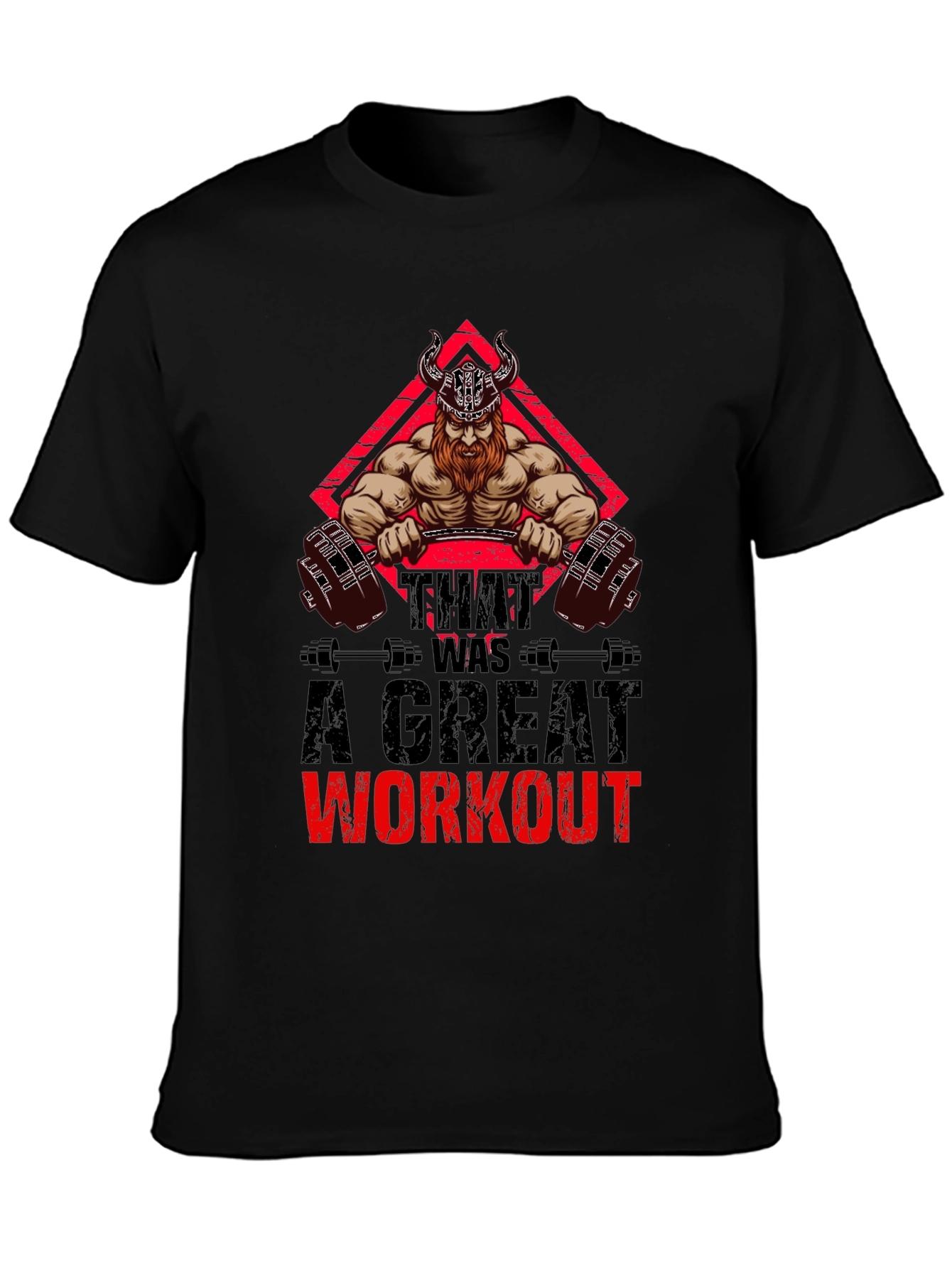 Viking Workout T-Shirt - Gym Motivation
