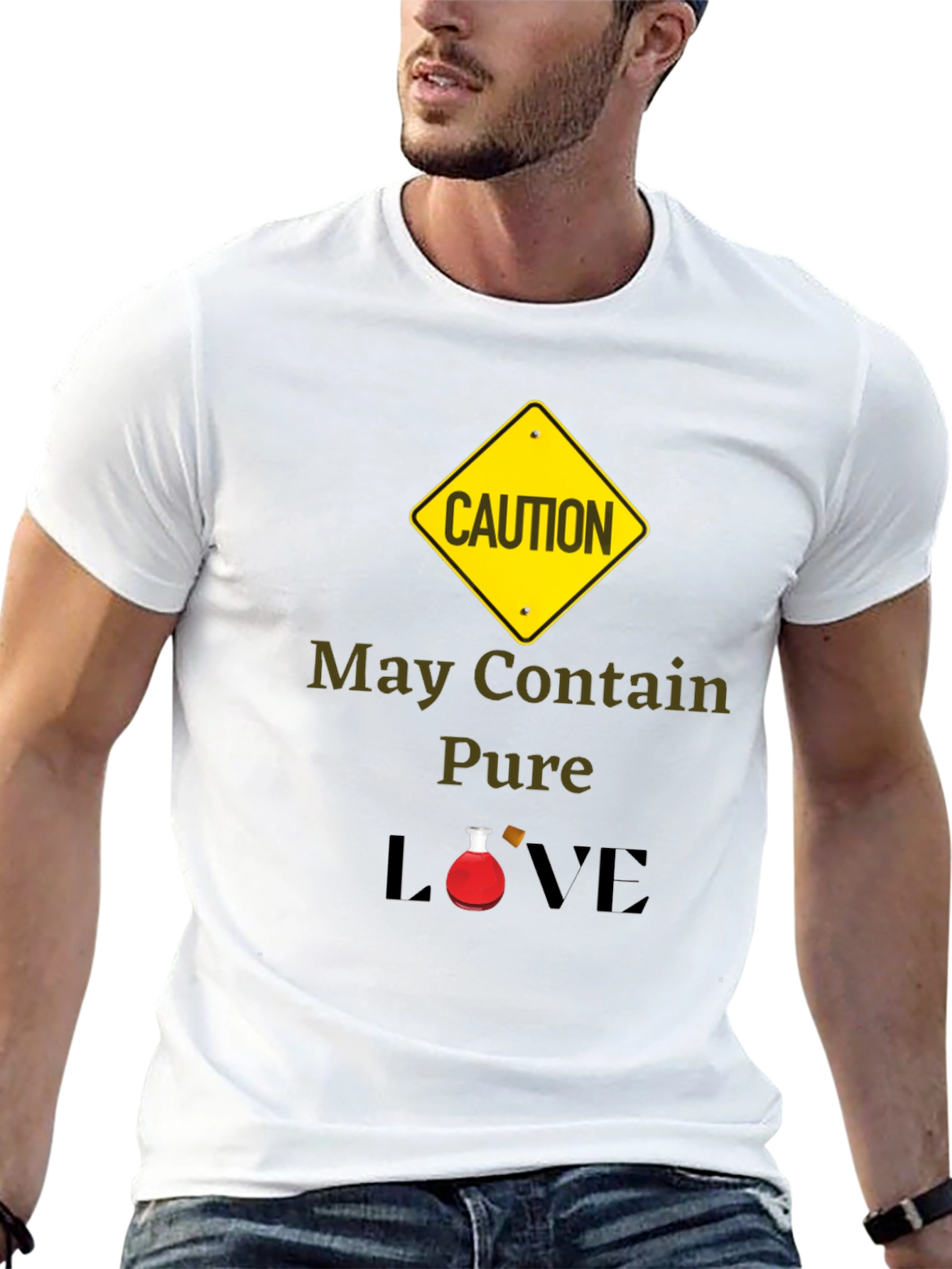 Caution: May Contain Pure Love T-Shirt