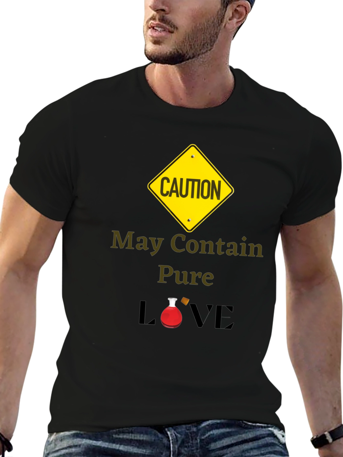 Caution: May Contain Pure Love T-Shirt