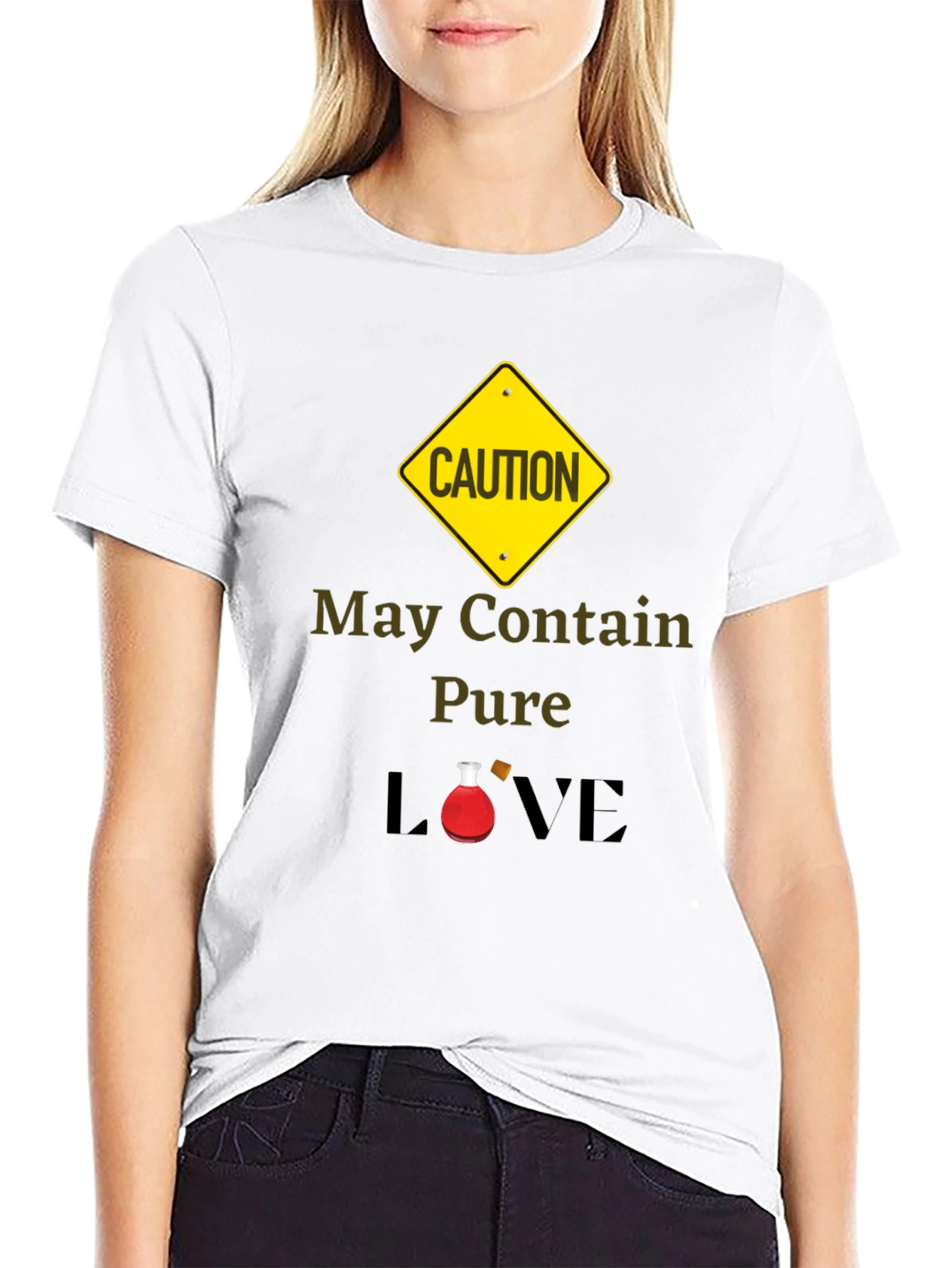 Caution: May Contain Pure Love T-Shirt