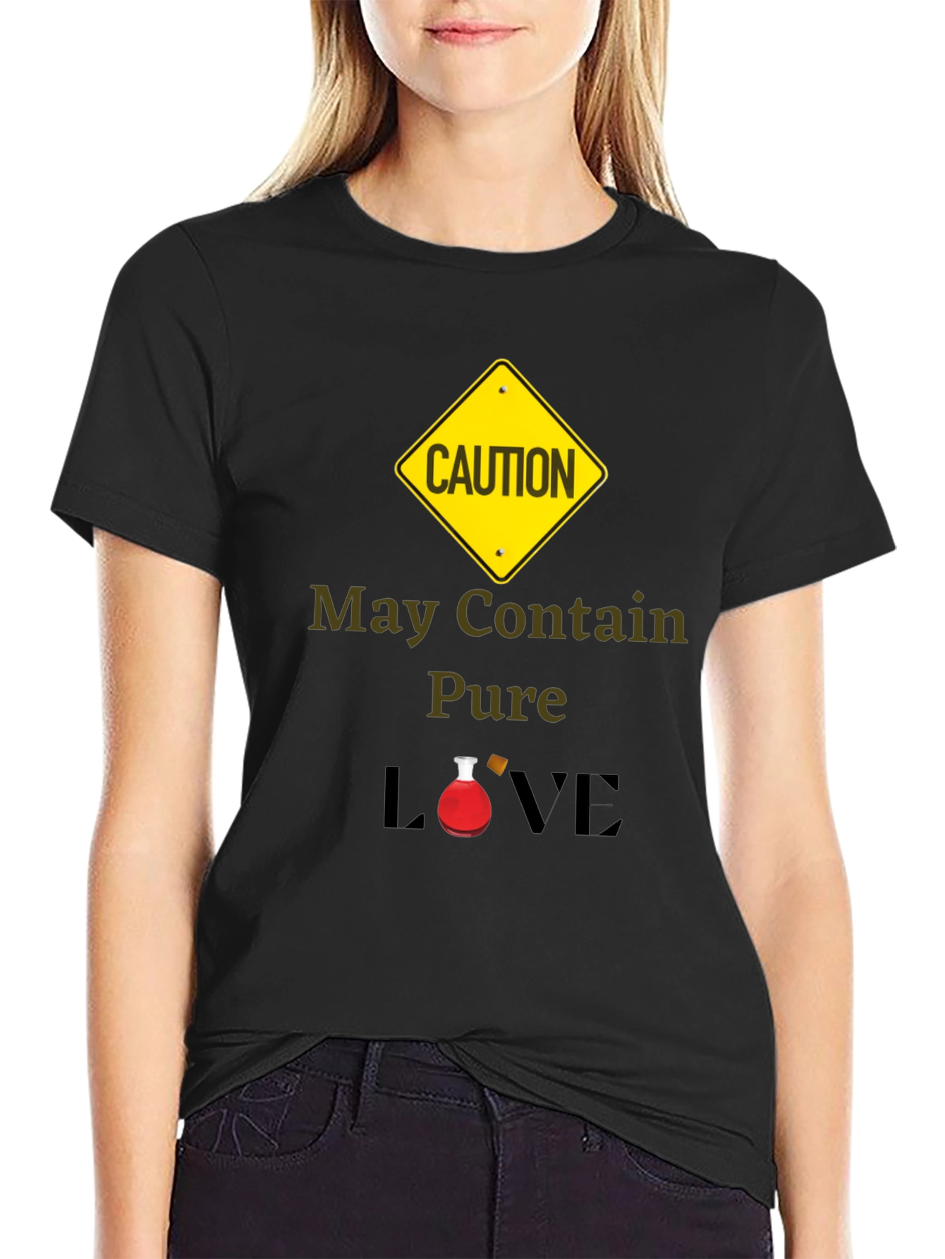 Caution: May Contain Pure Love T-Shirt