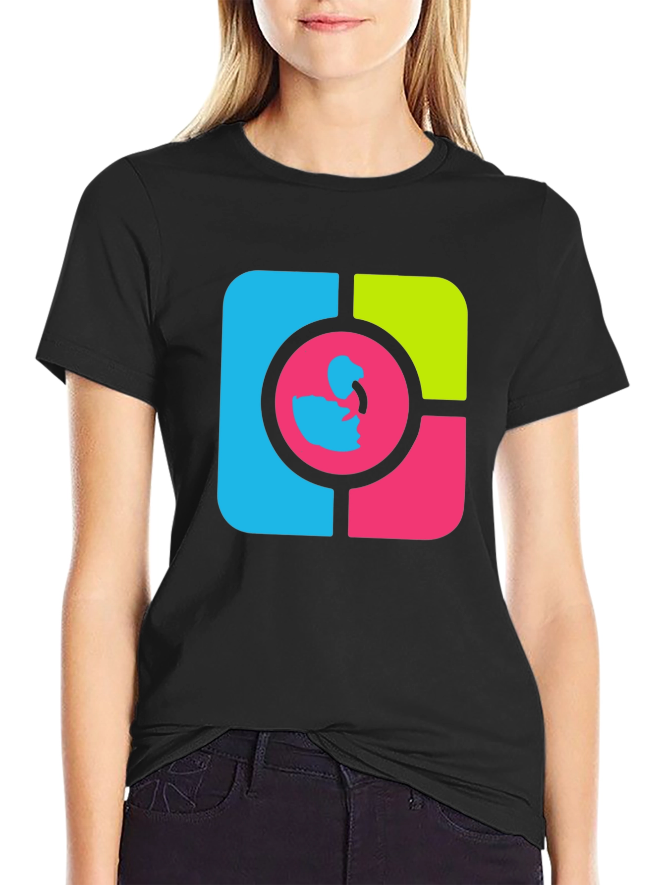 Bold Graphic Tee - Modern Abstract Design