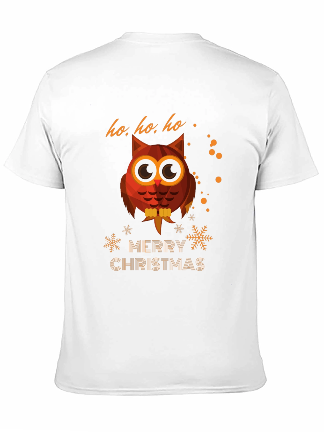 Owl Merry Christmas Graphic T-Shirt