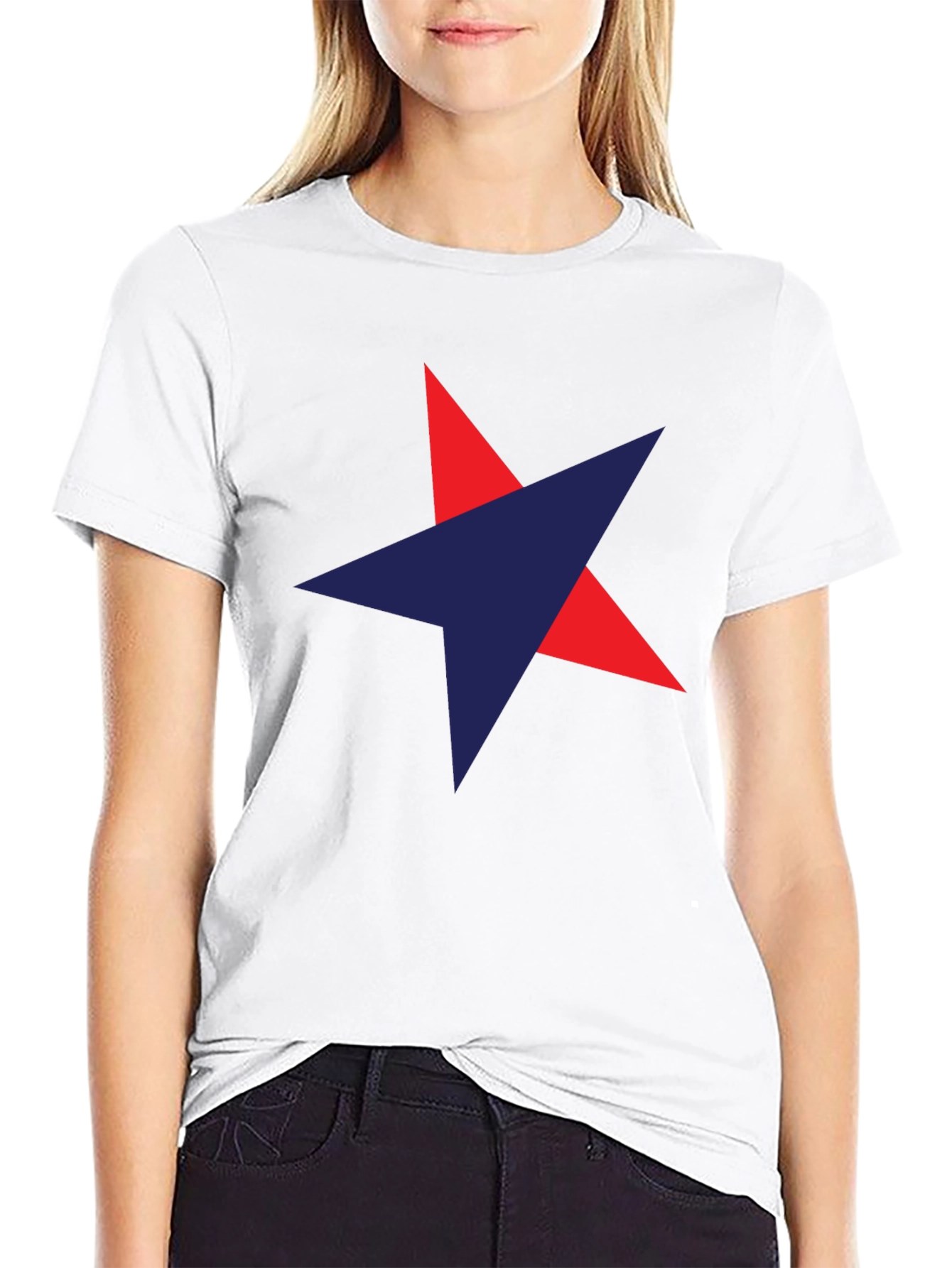Star Graphic Mens Black T-Shirt