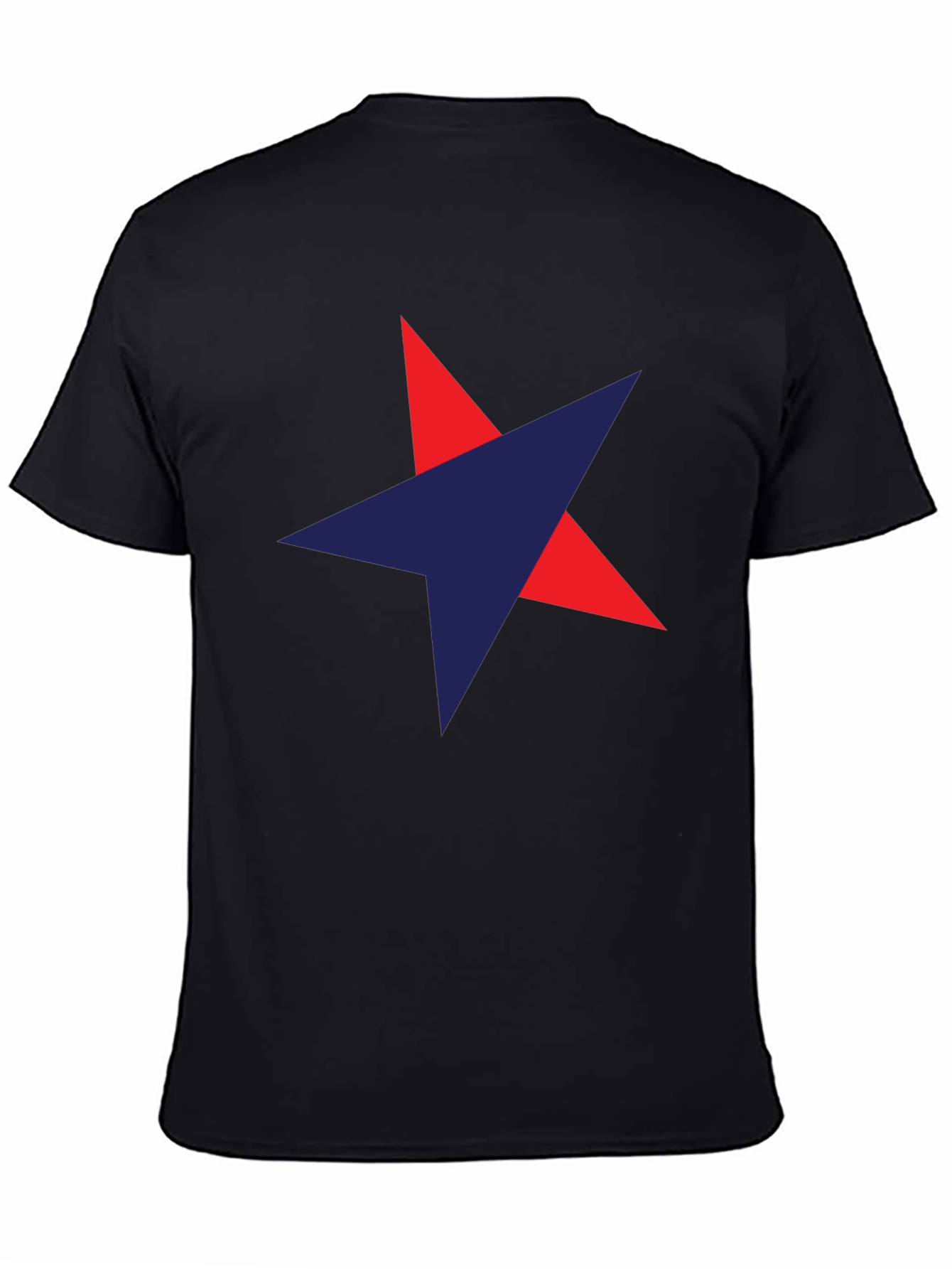Star Graphic Mens Black T-Shirt
