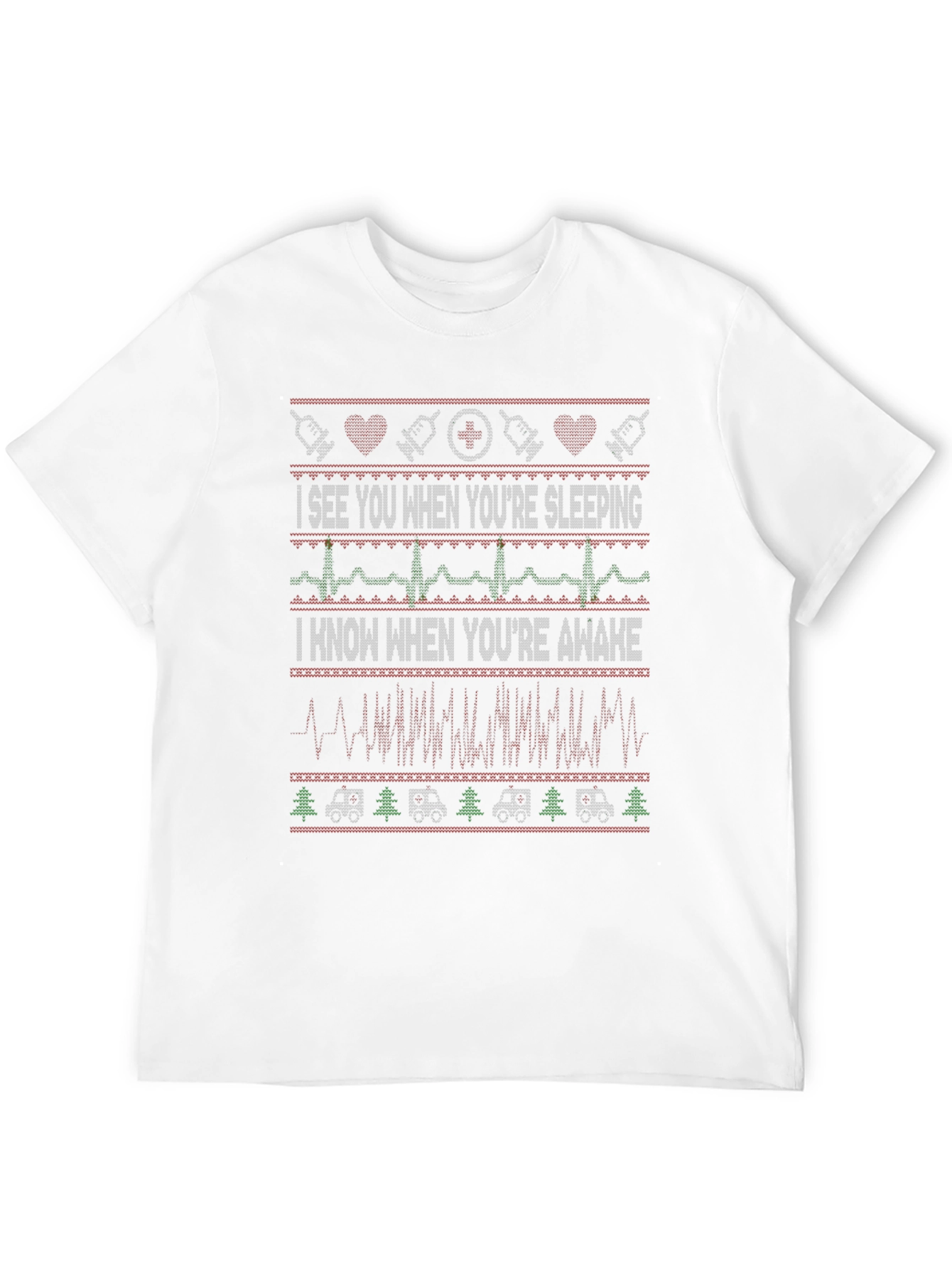 Funny Christmas Medical Ugly Sweater T-Shirt