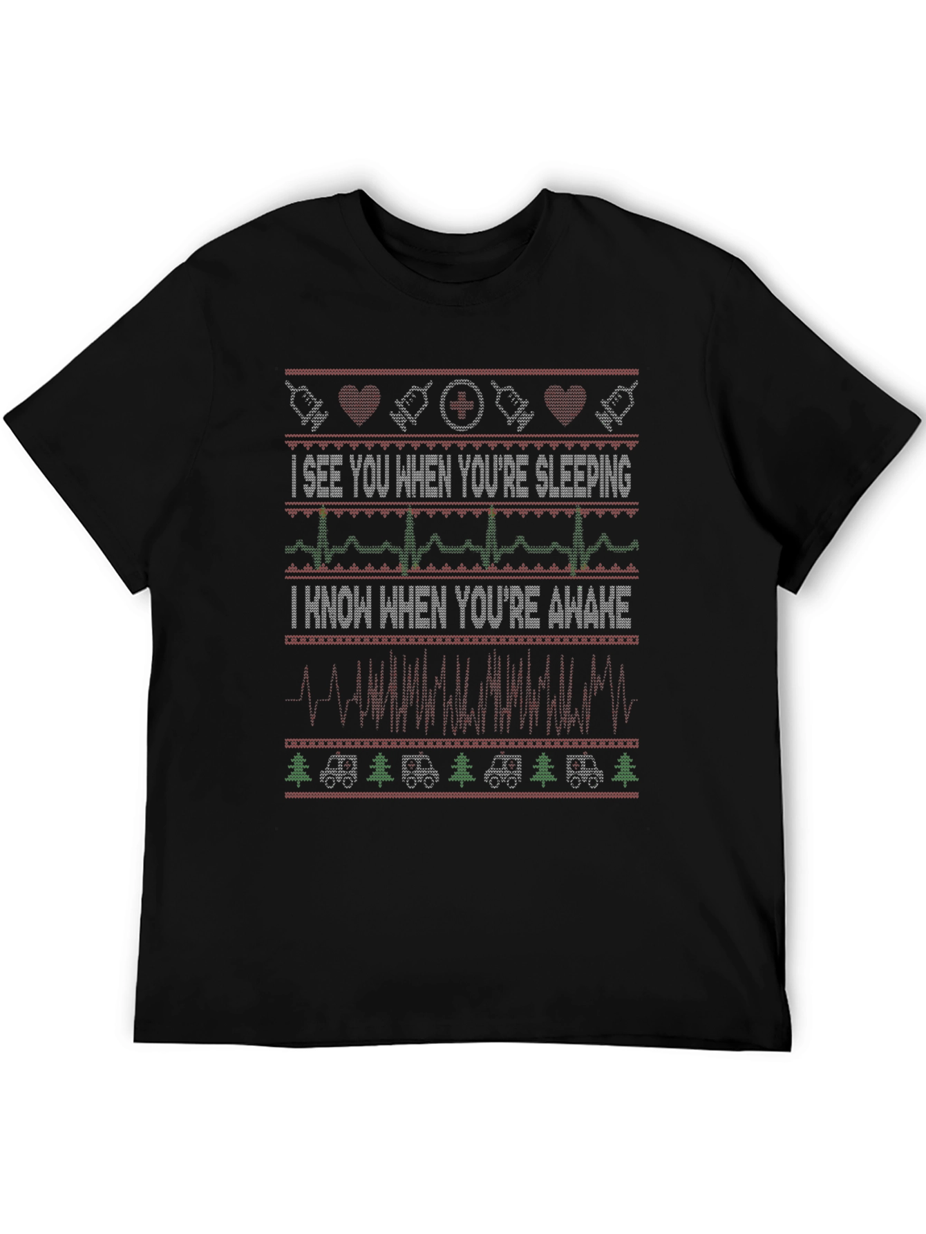 Funny Christmas Medical Ugly Sweater T-Shirt