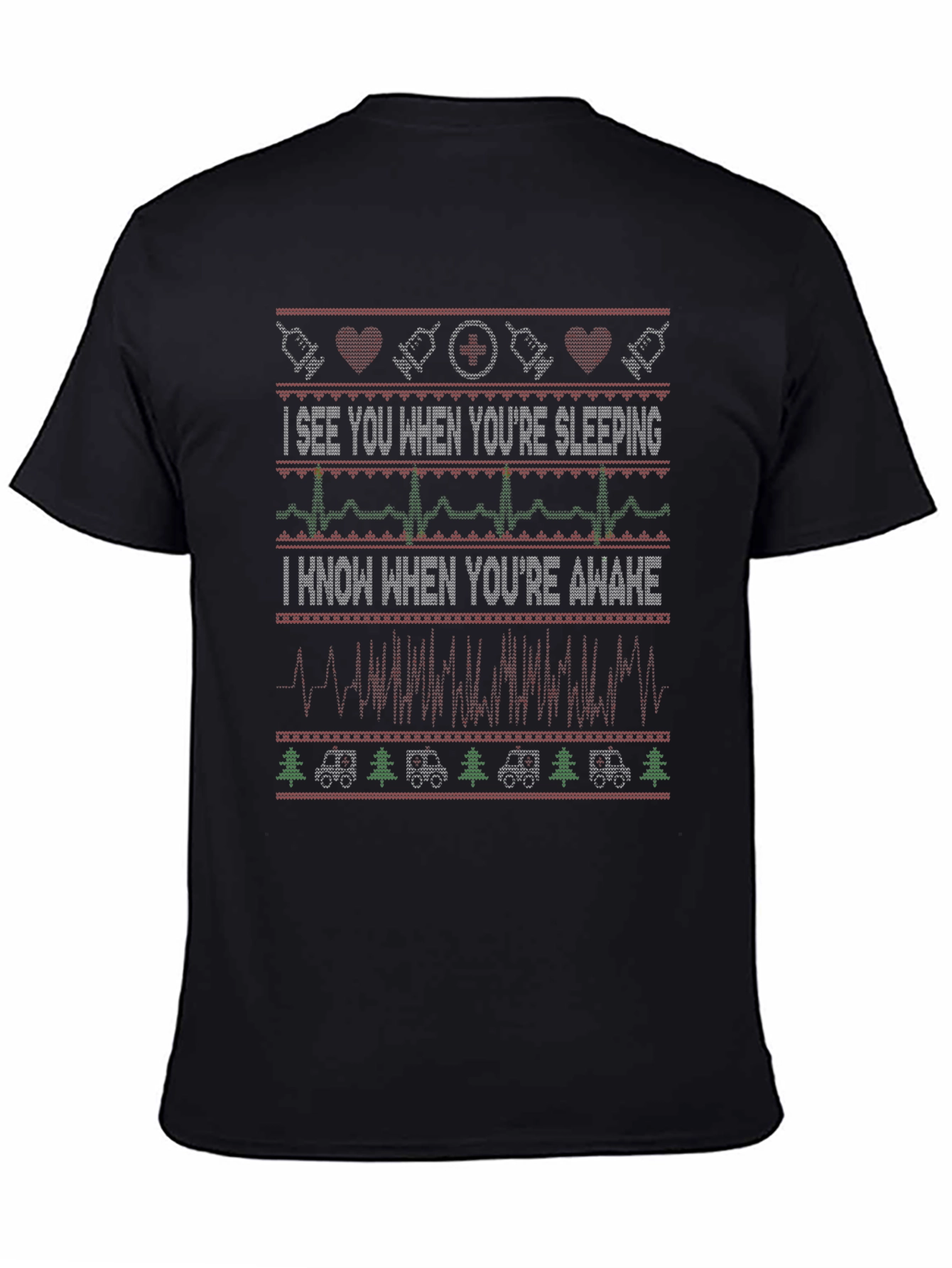 Funny Christmas Medical Ugly Sweater T-Shirt