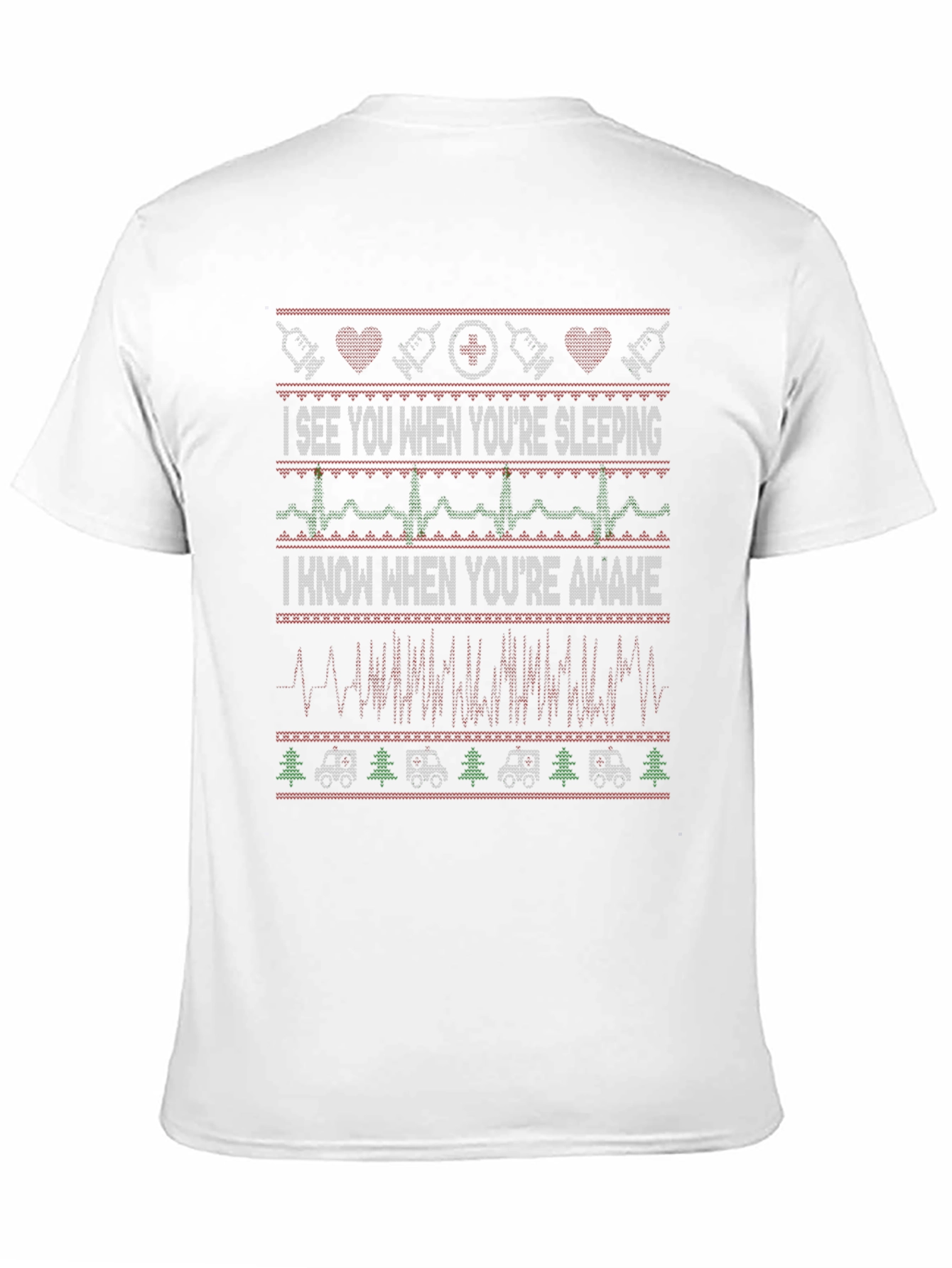 Funny Christmas Medical Ugly Sweater T-Shirt