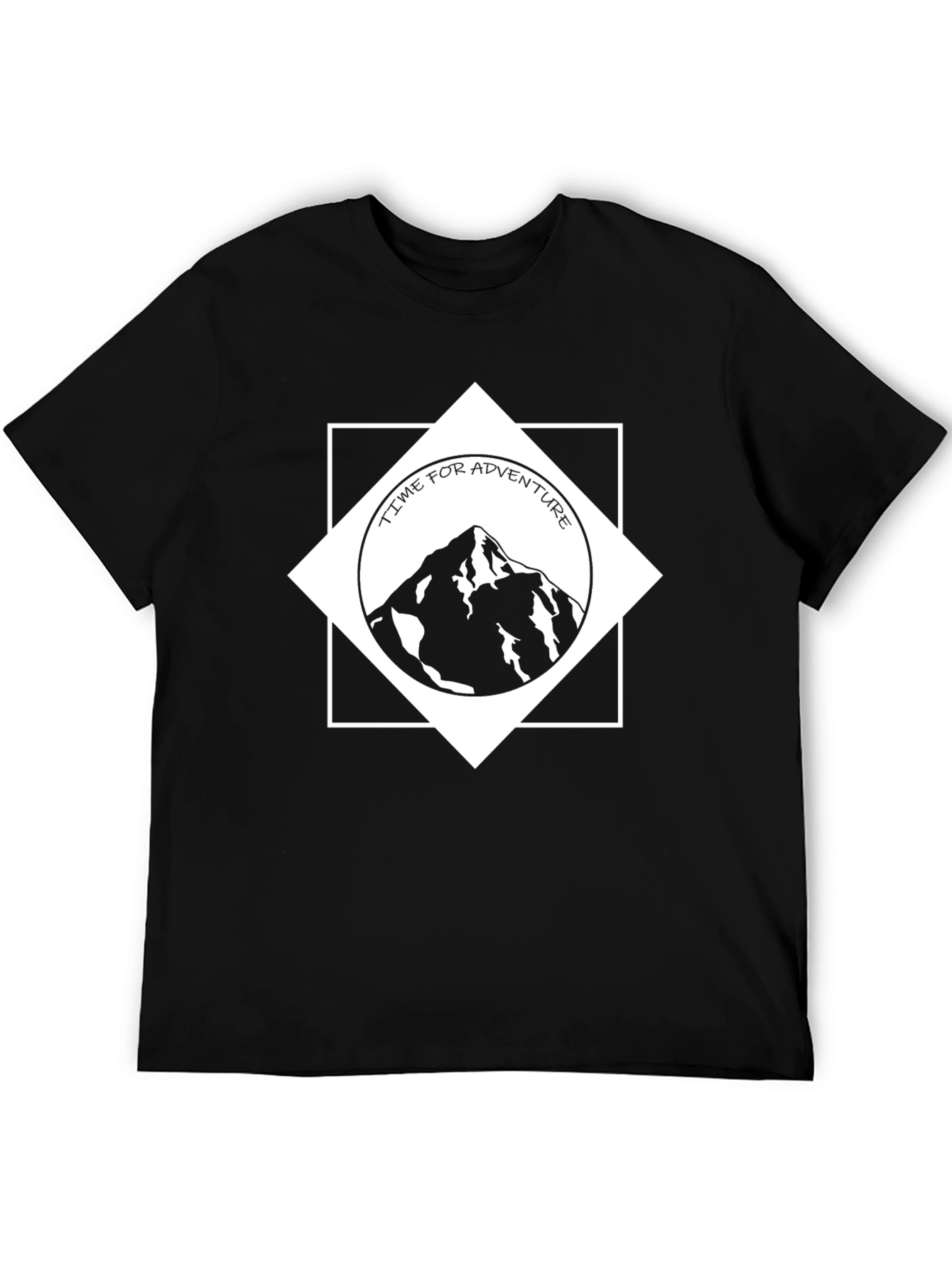Adventure Time Mountain Graphic Tee - Black