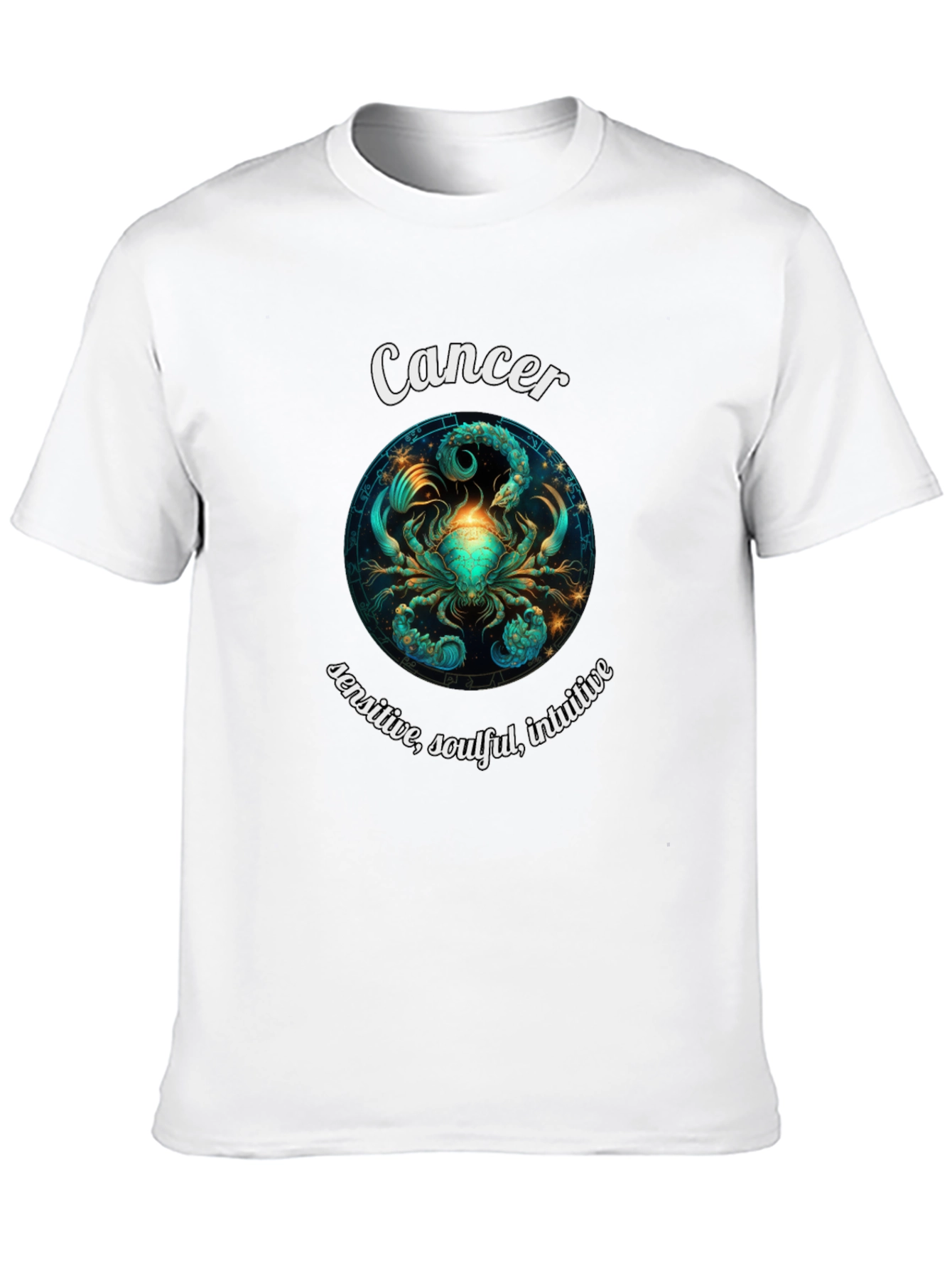 Cancer Zodiac T-Shirt - Sensitive Soulful Intuitive