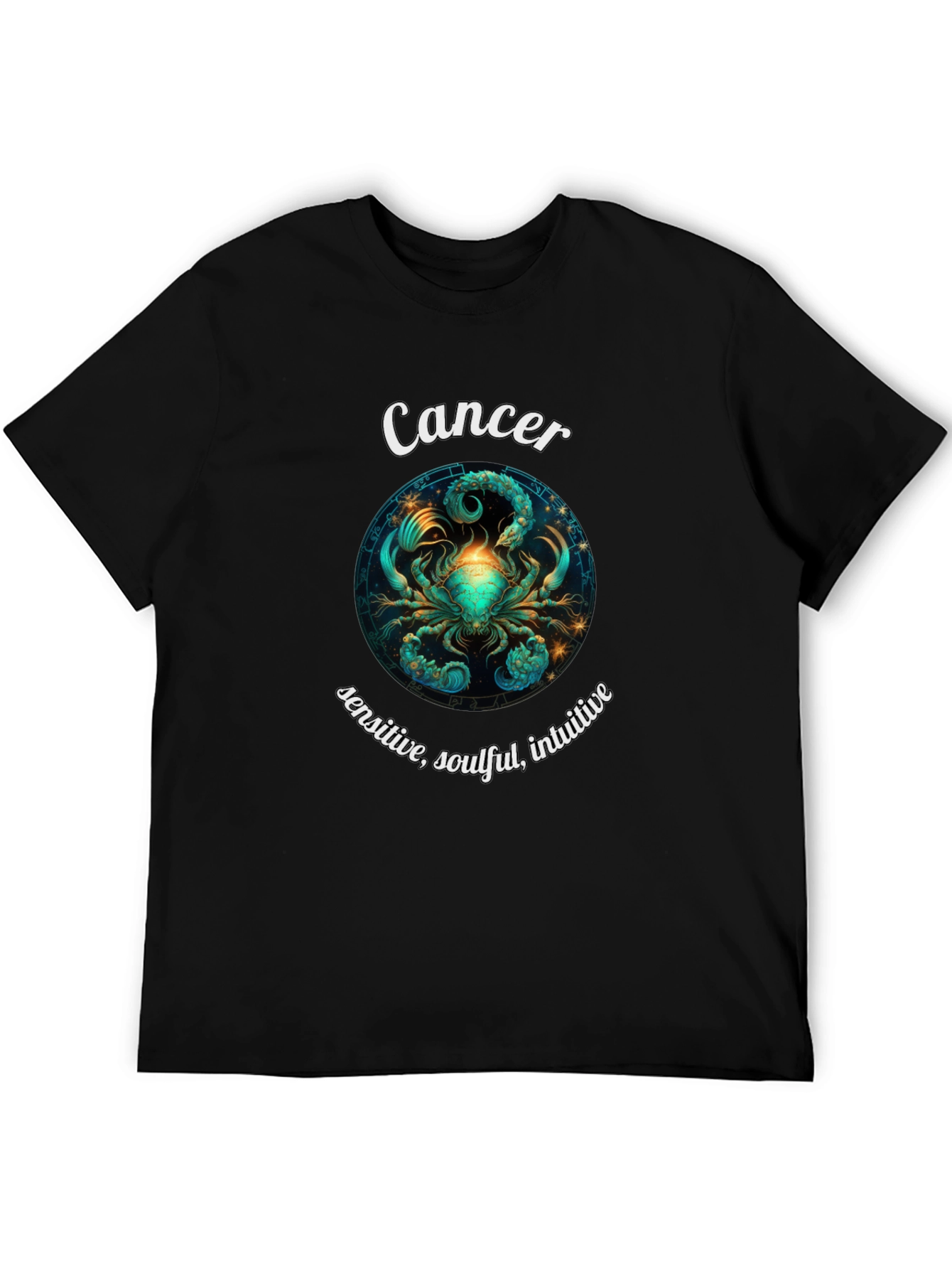 Cancer Zodiac T-Shirt - Sensitive Soulful Intuitive