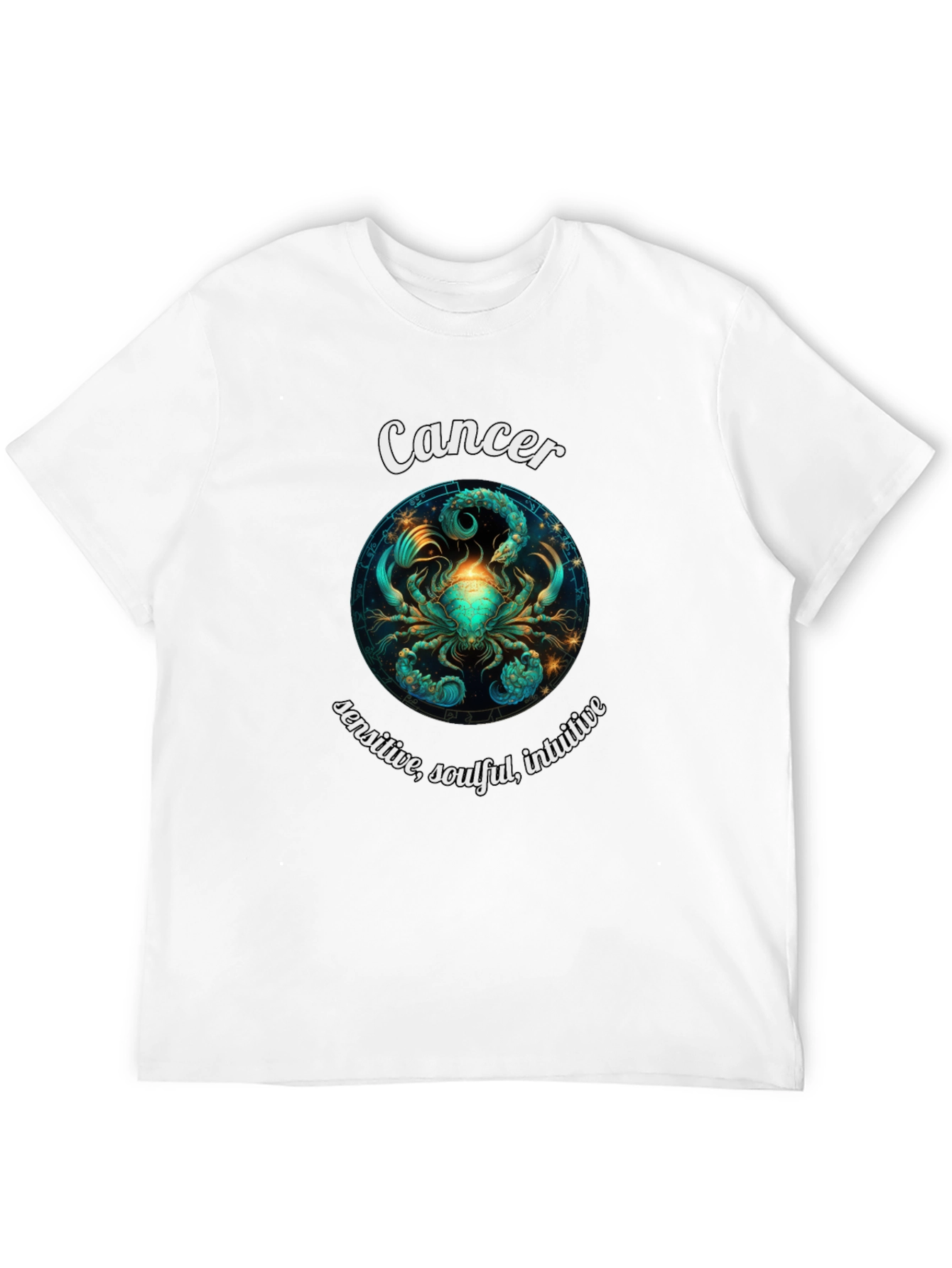 Cancer Zodiac T-Shirt - Sensitive Soulful Intuitive