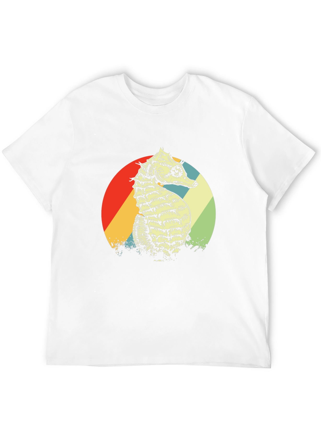 Retro Seahorse Graphic Tee