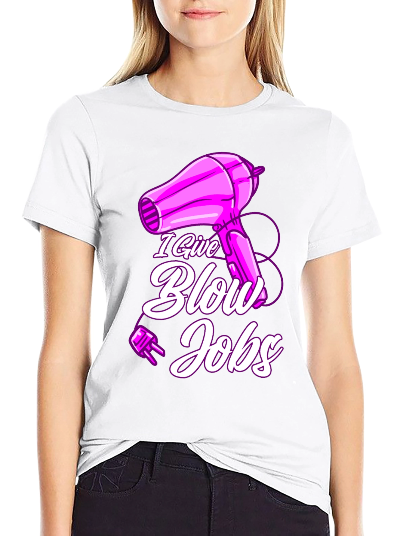 Humorous I Give Blow Jobs T-Shirt
