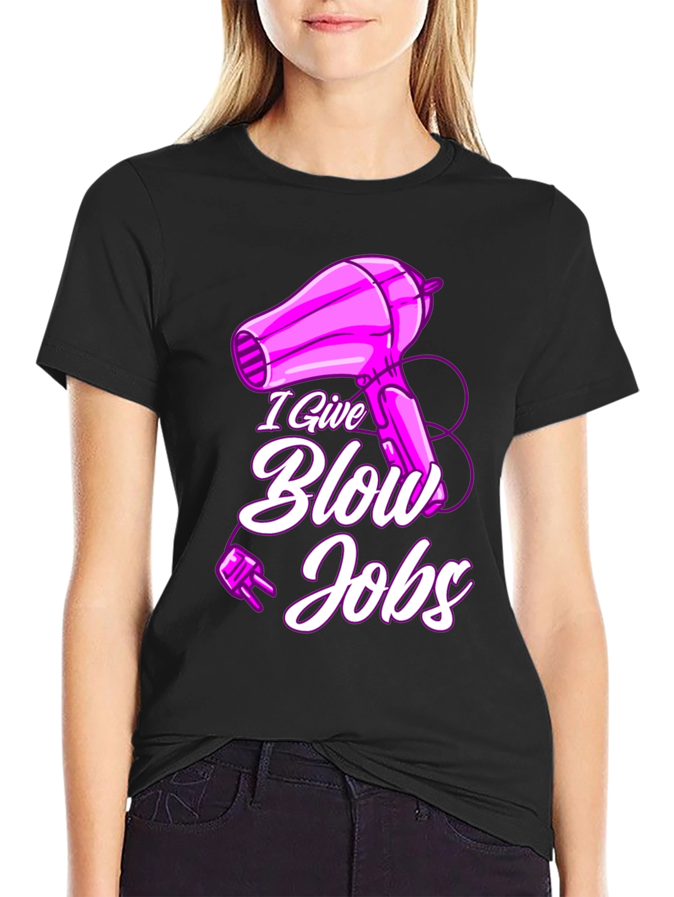 Humorous I Give Blow Jobs T-Shirt