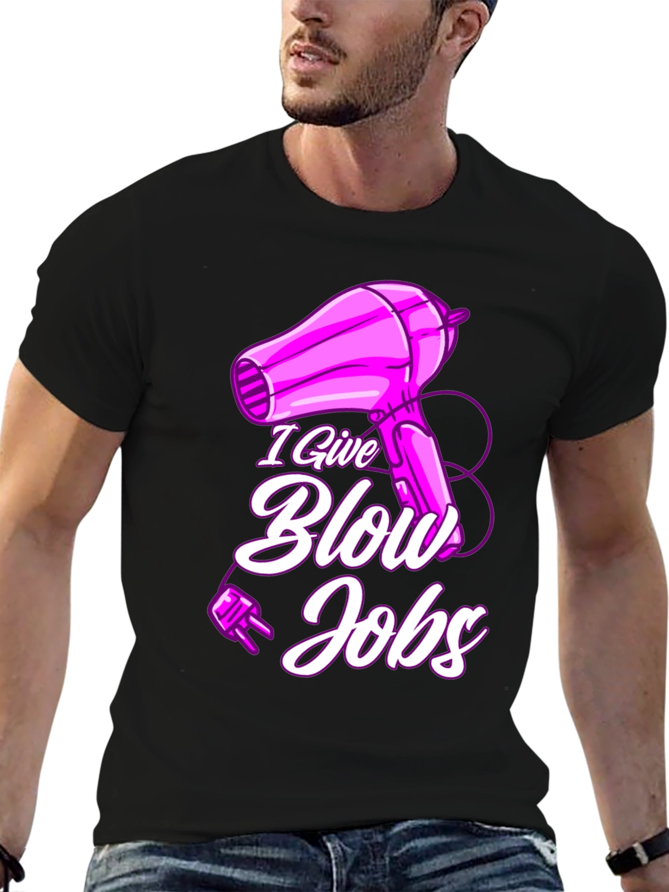 Humorous I Give Blow Jobs T-Shirt