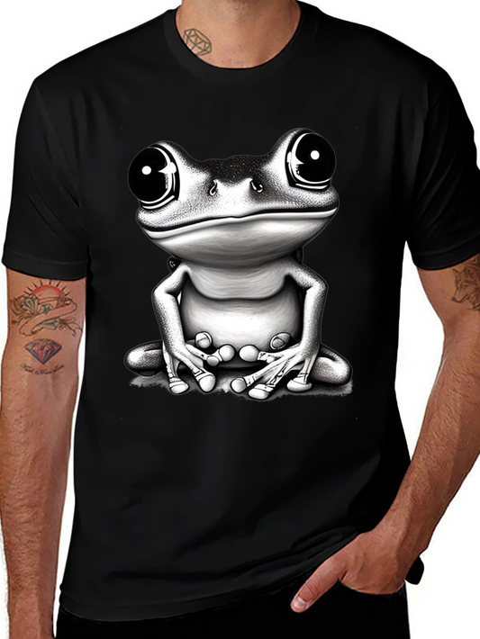 Frog Graphic T-Shirt - Black