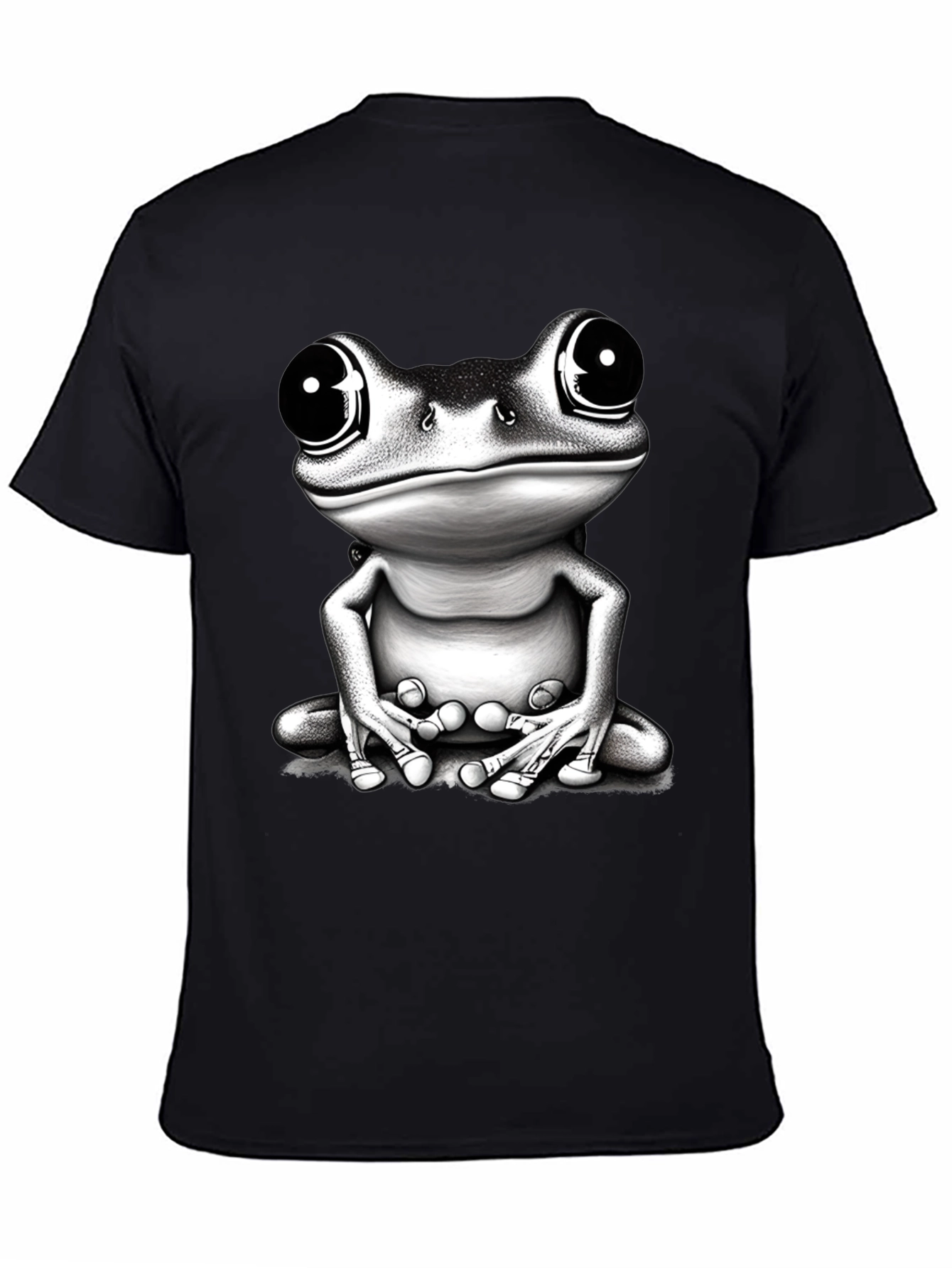 Frog Graphic T-Shirt - Black